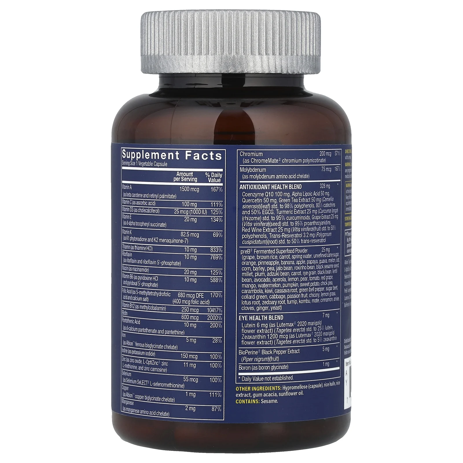 Vthrive, Bioactive Women's One Daily Multi, 60 растительных капсул