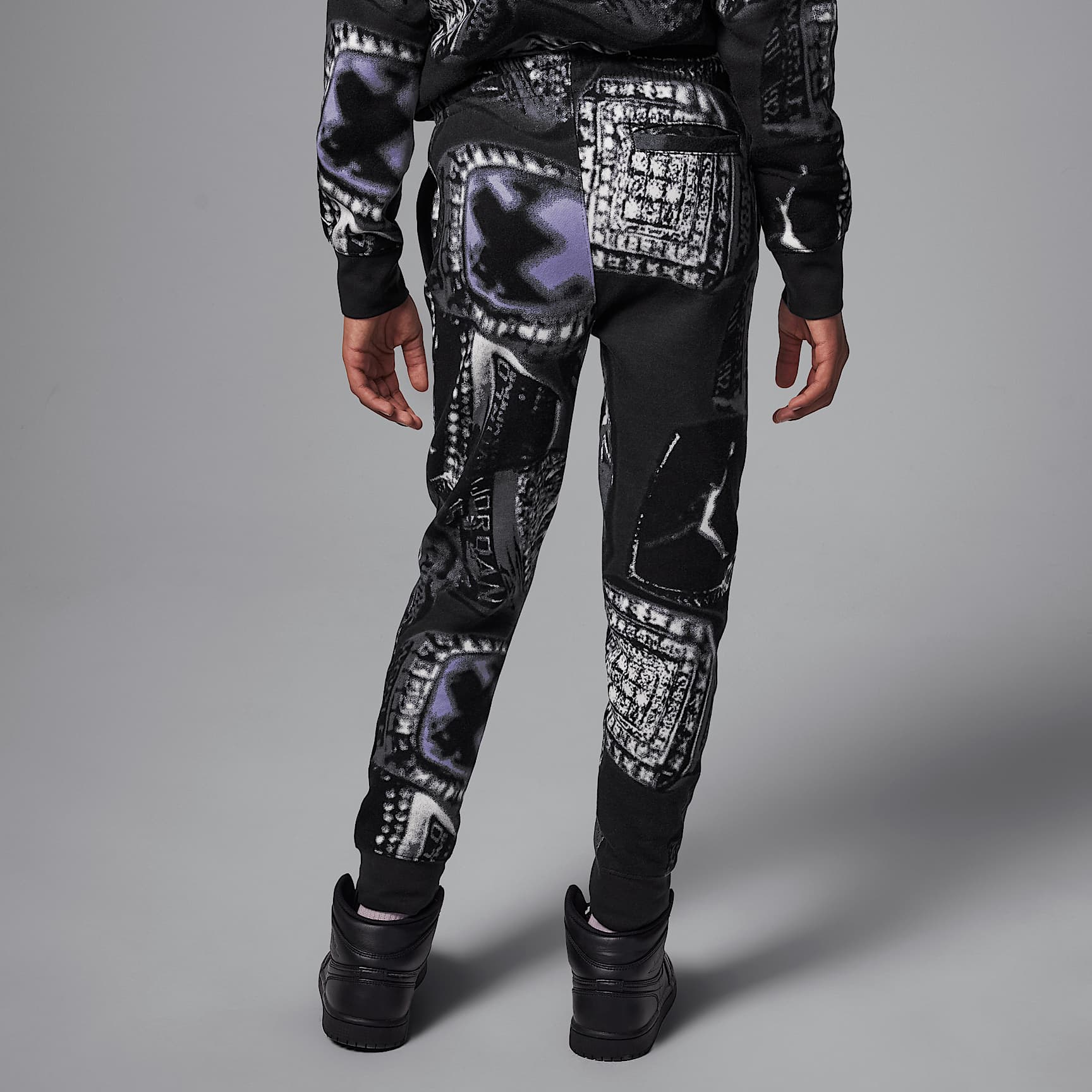 Jordan MVP Big Kids' Fleece Printed Pants
