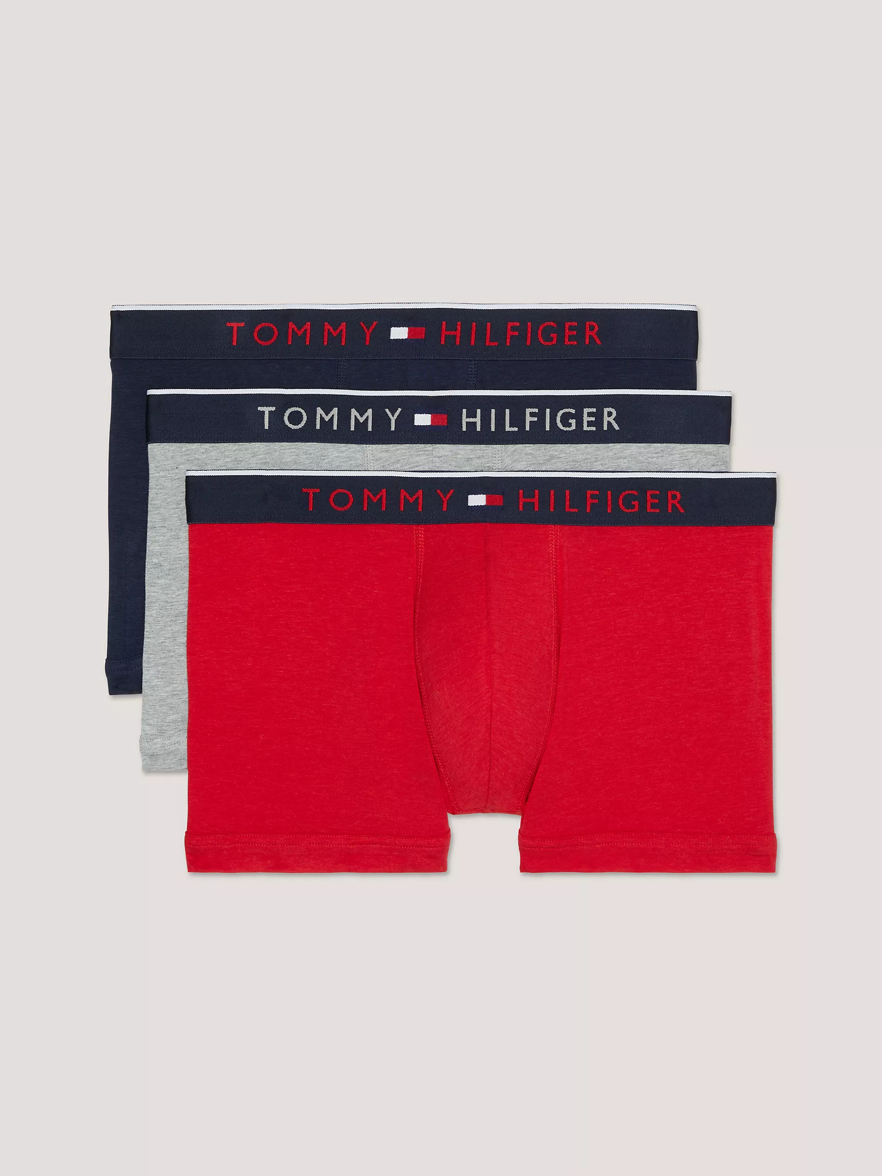 Мужское нижнее белье Tommy Hilfiger, Комплект из 3 эластичных трусов Trunk класса люкс