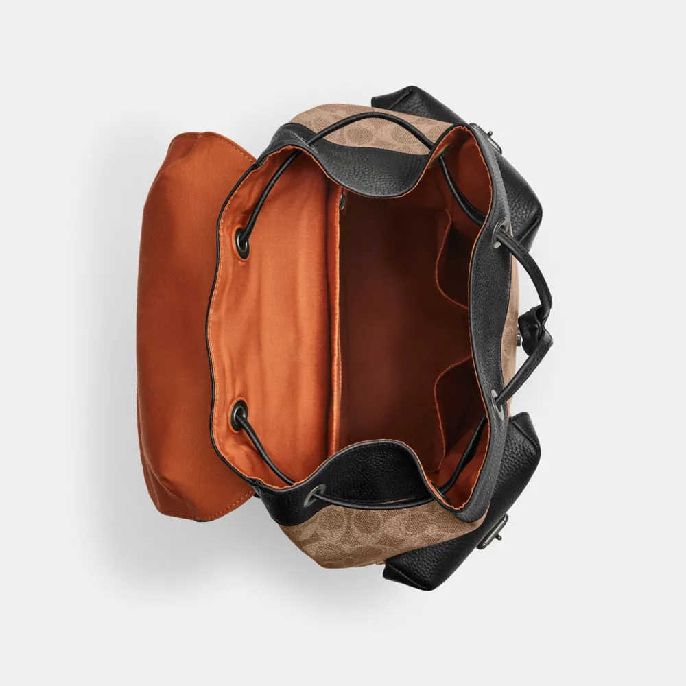 Рюкзак COACH Warner Backpack In Signature Canvas