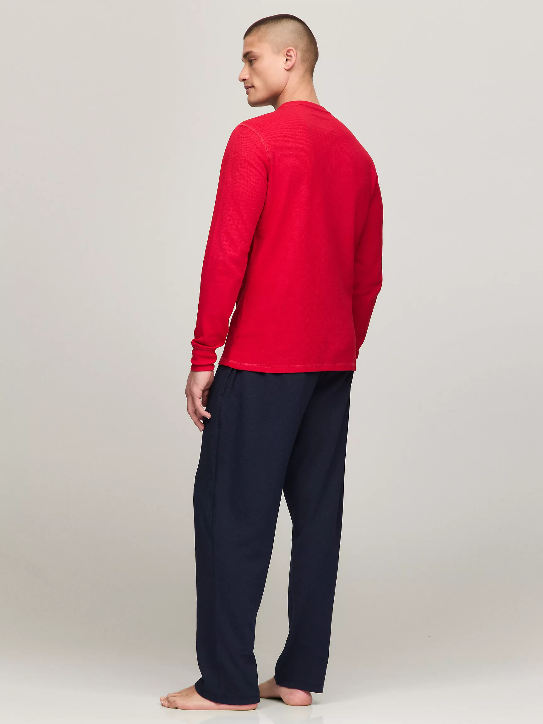 Мужской топ Tommy Hilfiger, Термокофта Henley для сна