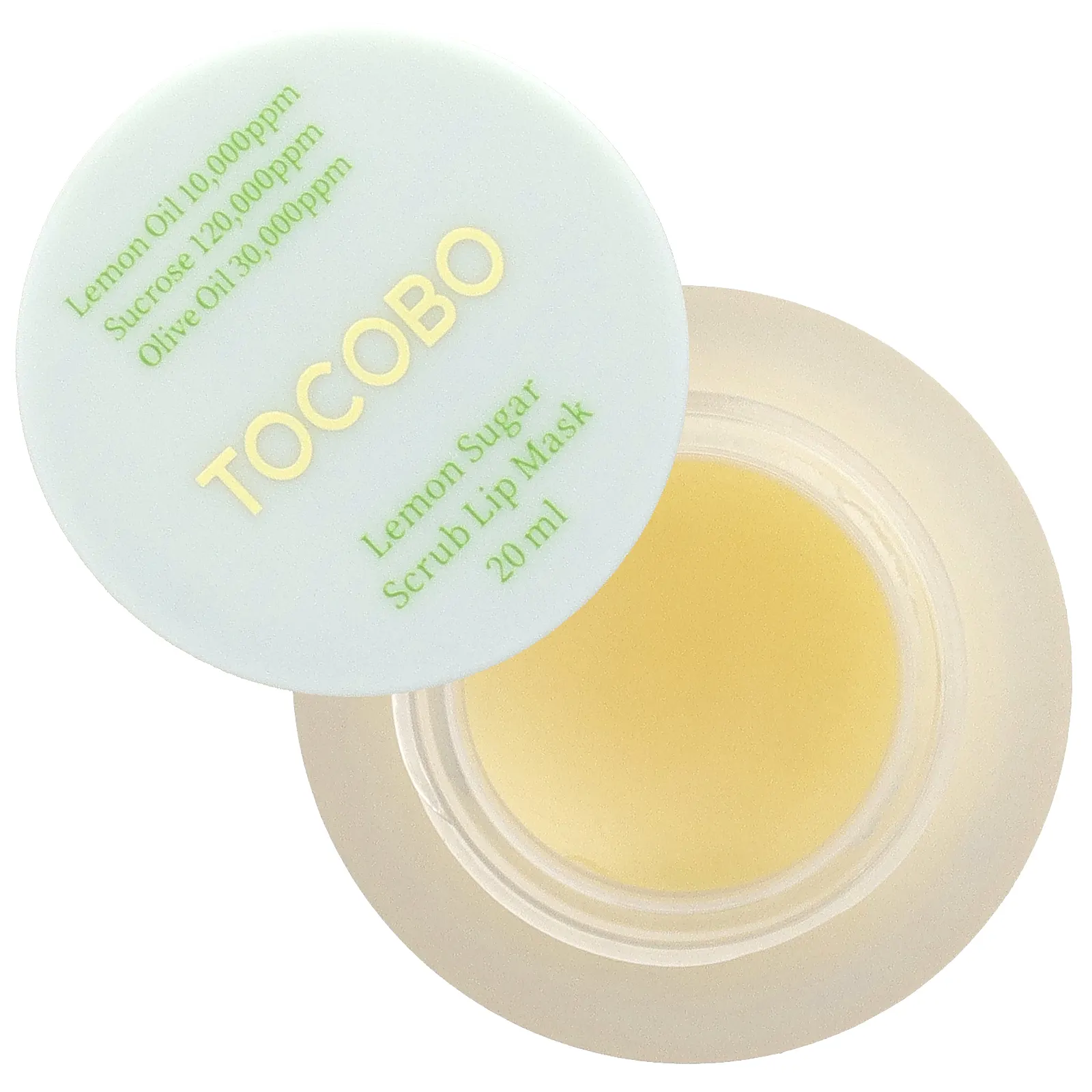 Tocobo, сахарная маска для губ с лимонным вкусом, 20 мл