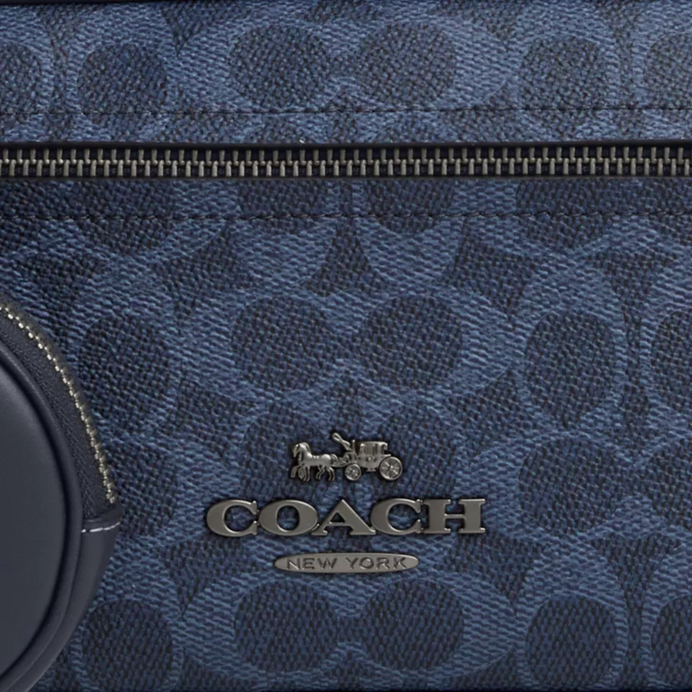 Сумка COACH Elias Belt Bag In Signature Canvas
