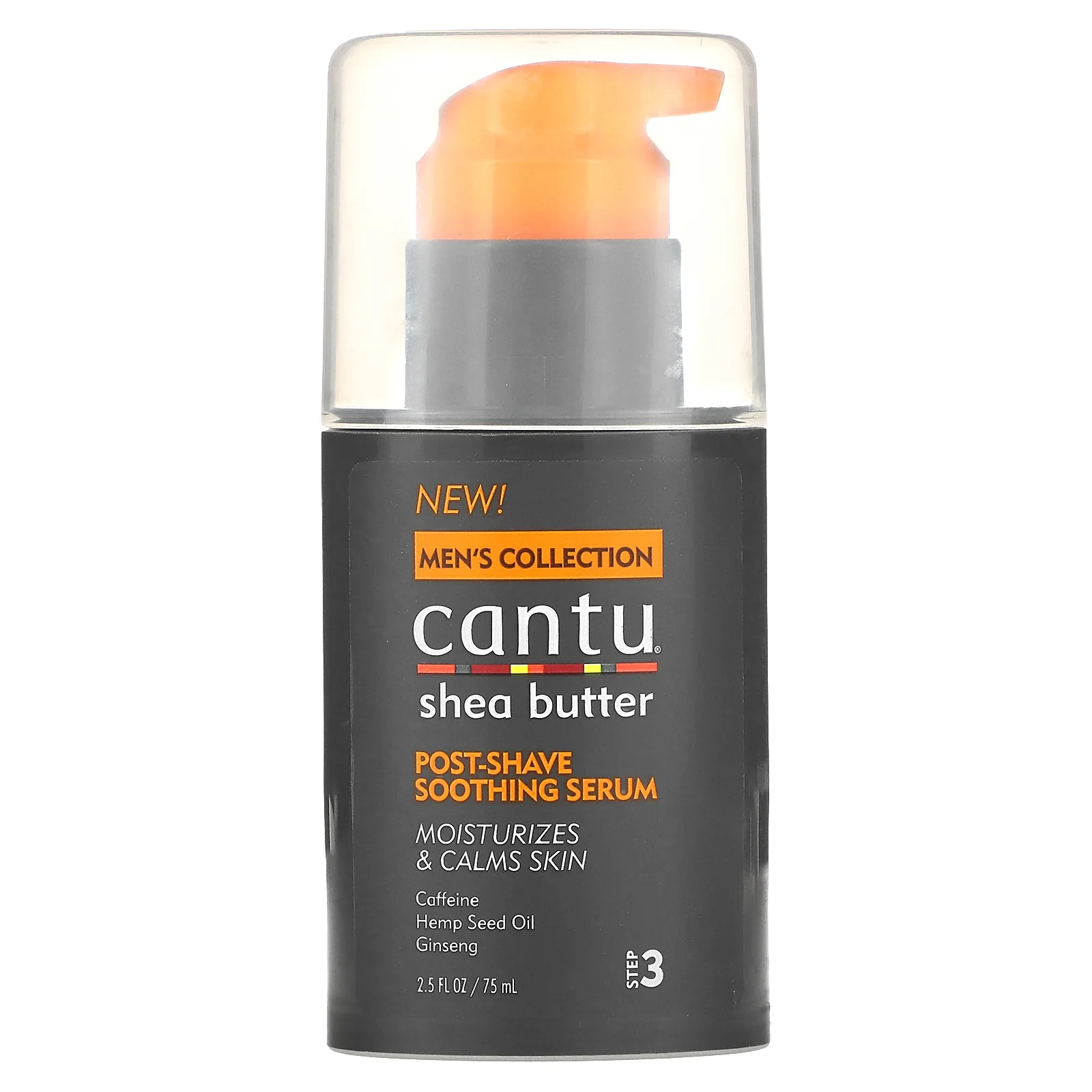 Cantu, Men's Collection, успокаивающая сыворотка с маслом ши, 75 мл (2,5 жидк. Унции)