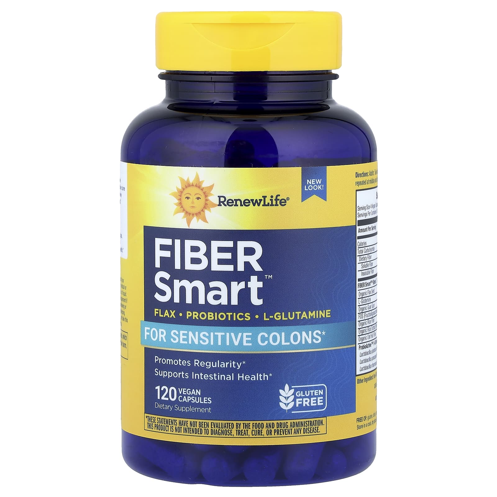 Renew Life, Fiber Smart™, 120 веганских капсул