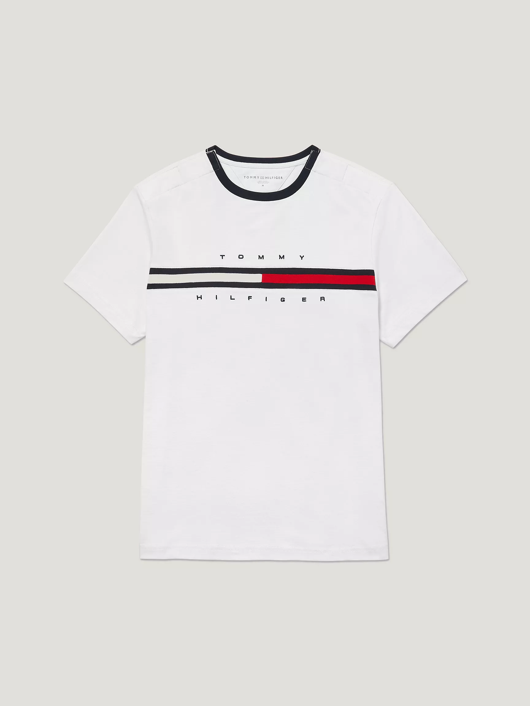 Мужская футболка Tommy Hilfiger, Футболка с фирменными полосками