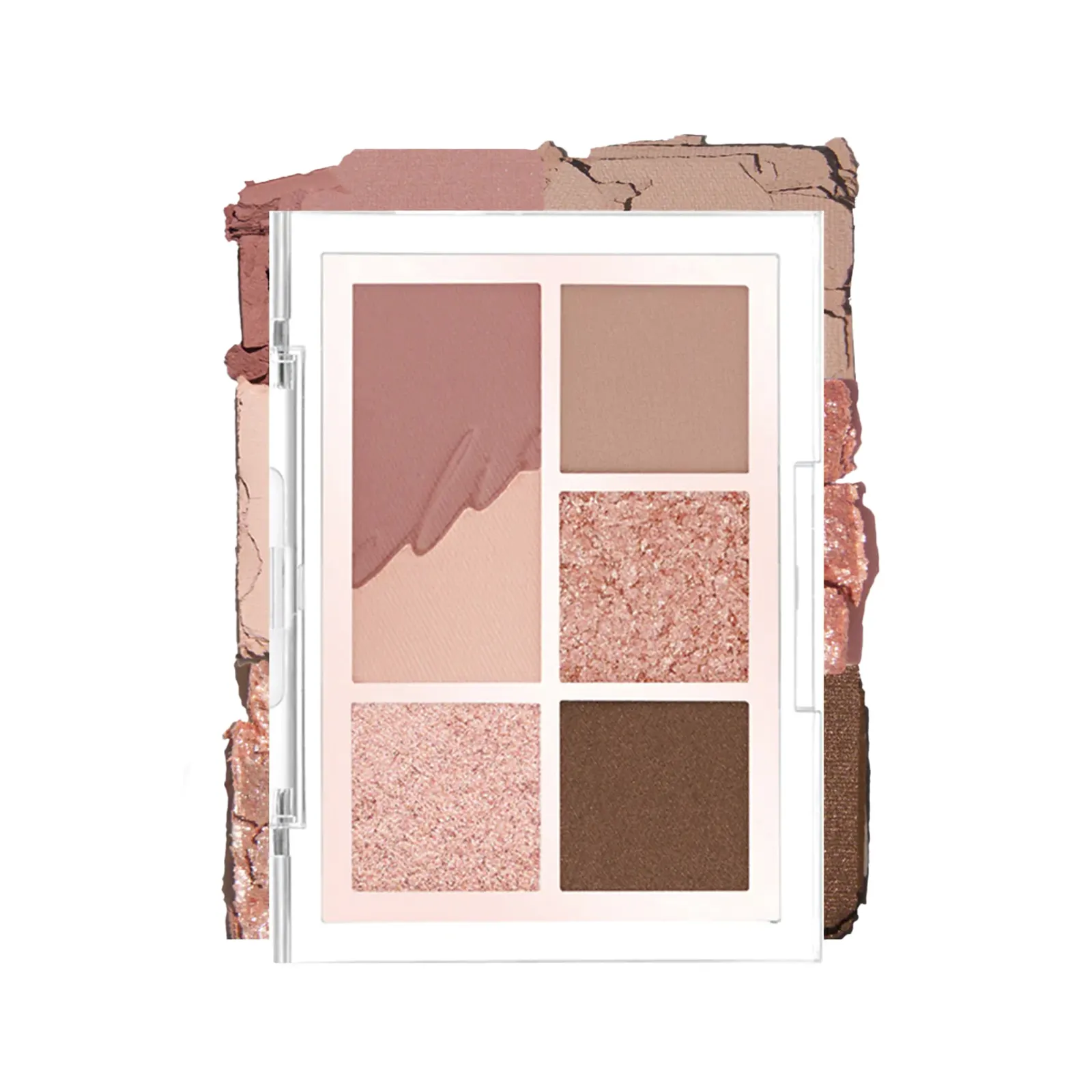 Clio, Pro Eye Palette Mini, 02 Rosy Haze, 1 мини-палитра