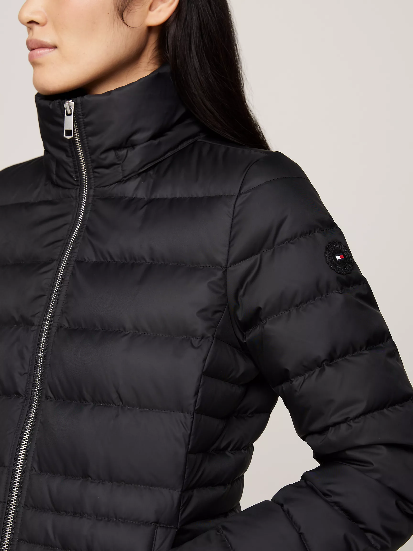 Женское пальто Tommy Hilfiger, Водоотталкивающее пуховое пальто с капюшоном