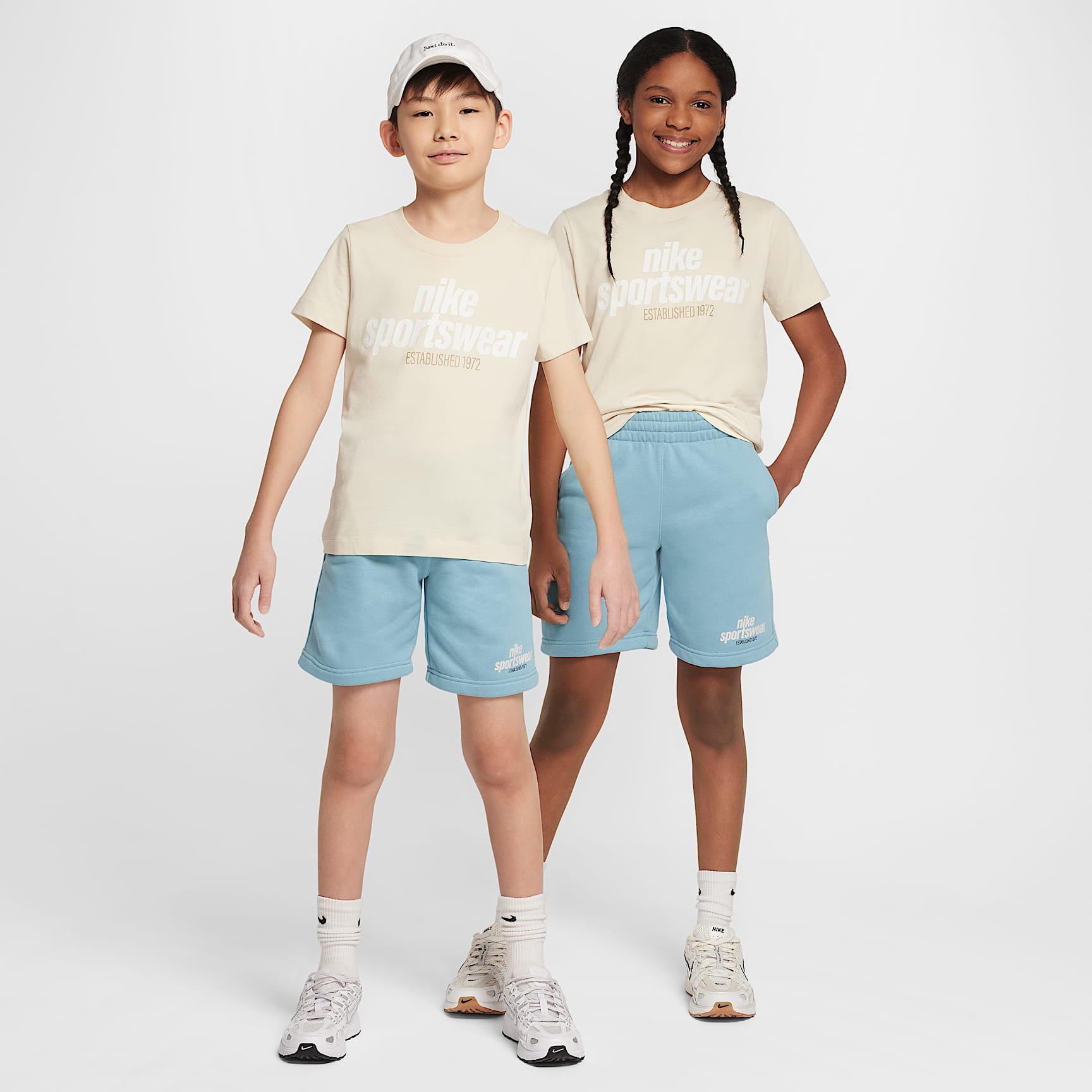 Nike Sportswear Club Big Kids' French Terry Shorts