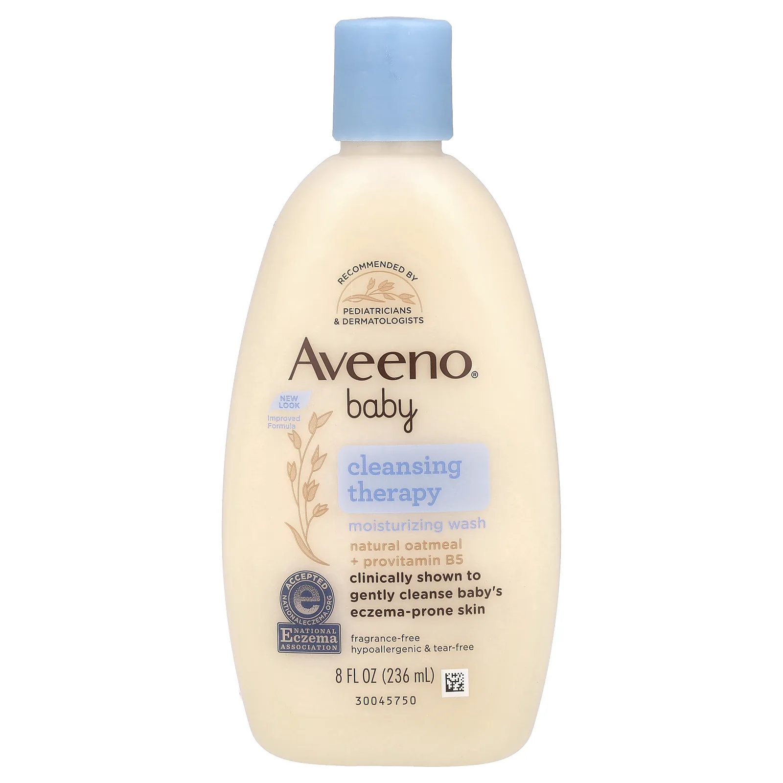 Aveeno, Baby, увлажняющее средство для умывания Cleansing Therapy, без запаха, 236 мл (8 жидких унций)