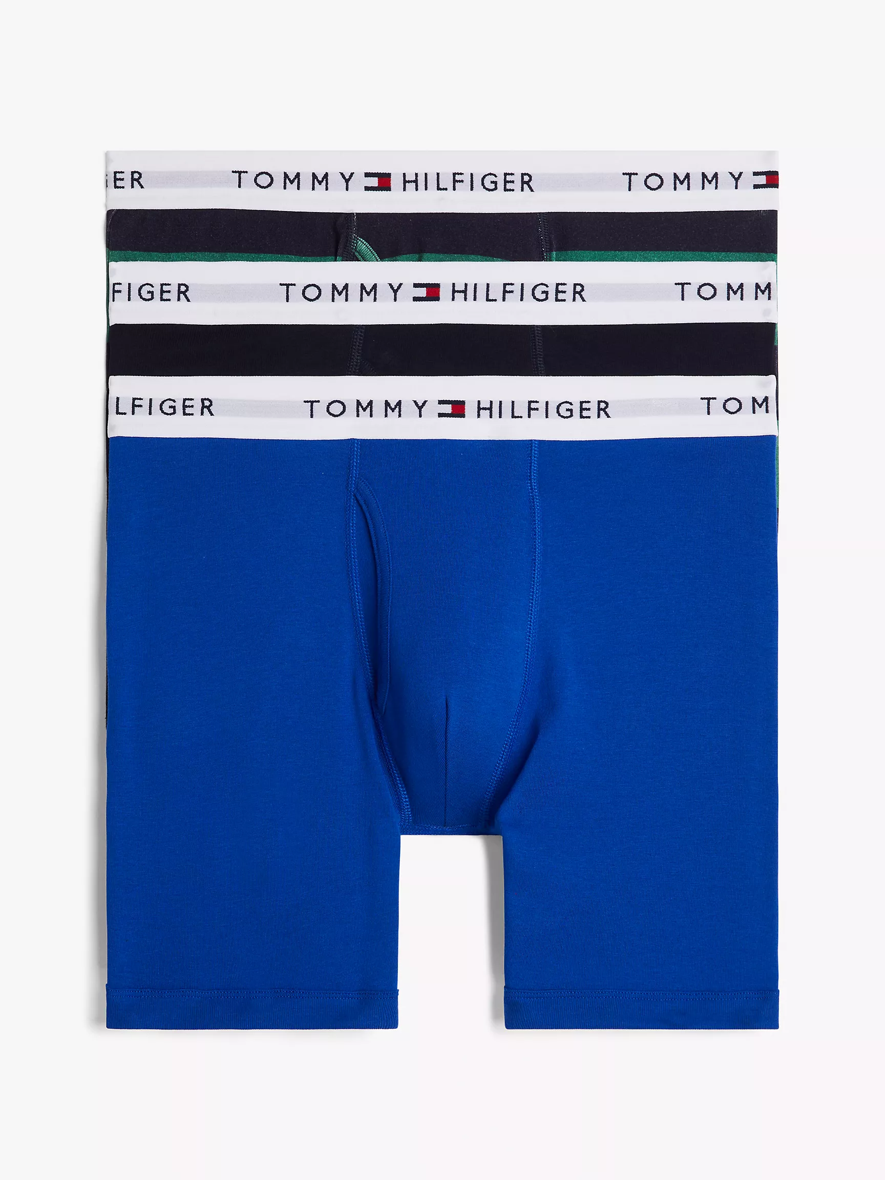 Мужское нижнее белье Tommy Hilfiger, Классические хлопковые боксеры-брифы (набор 3 шт.)