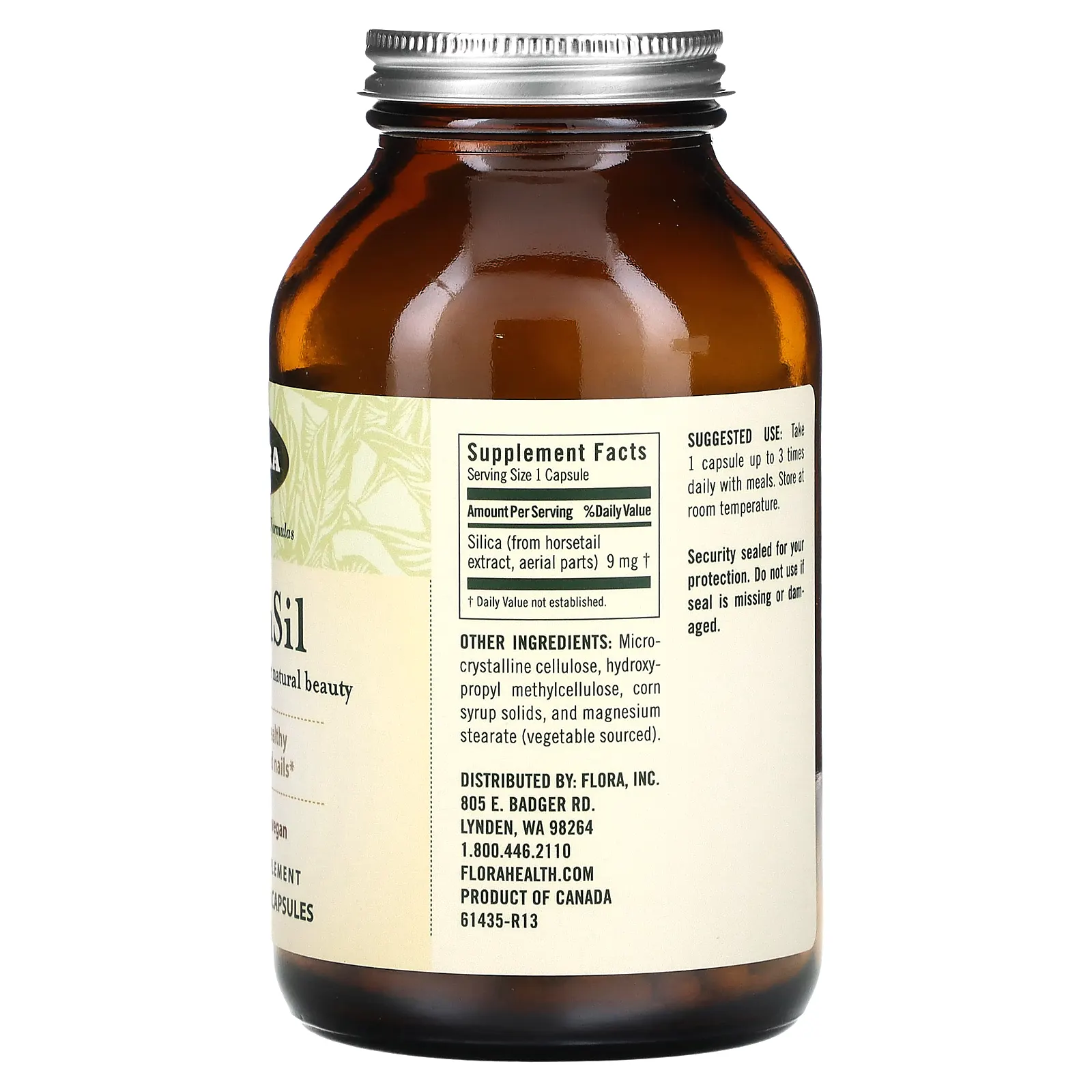 FloraSil, 180 вегетарианских капсул