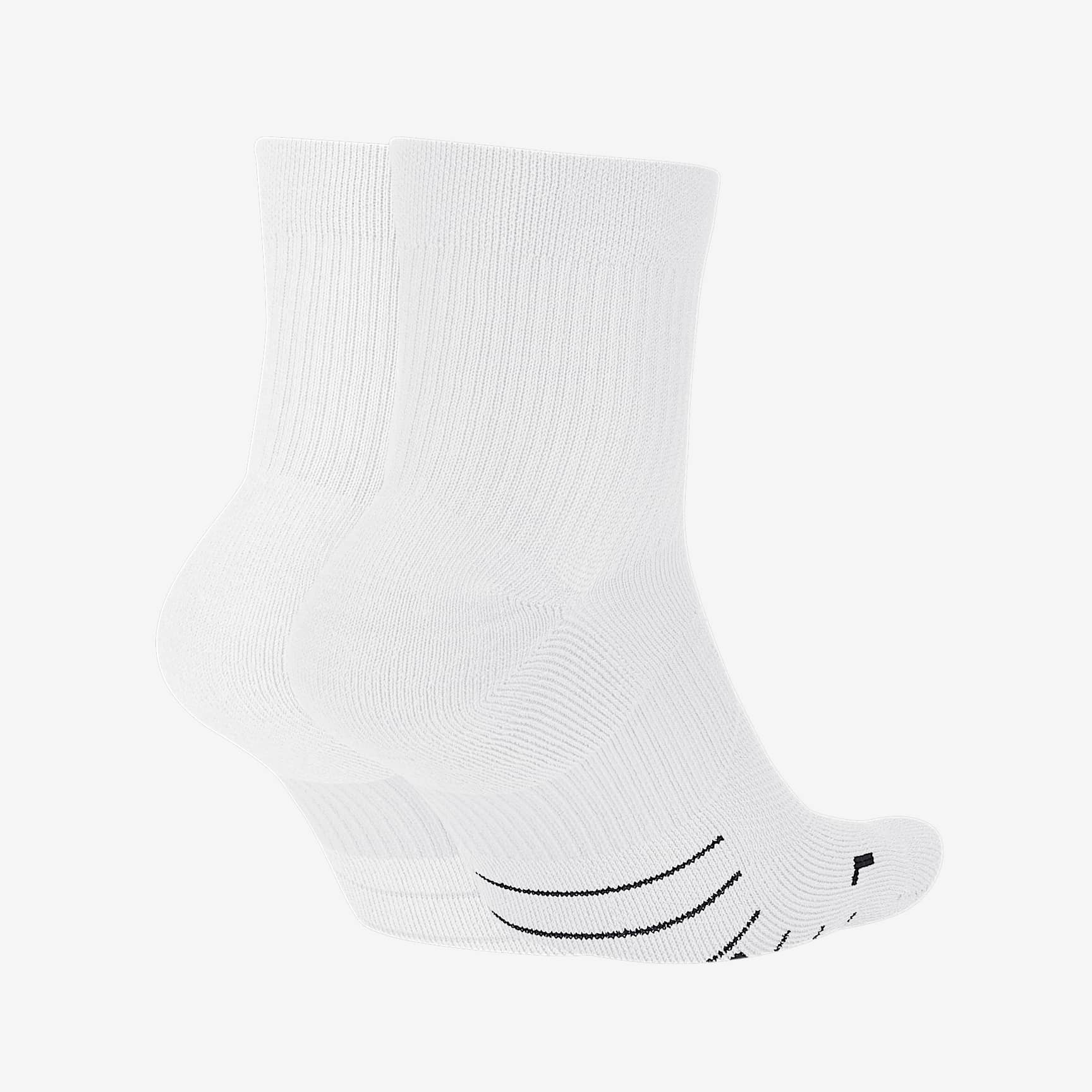Nike Multiplier Running Ankle Socks (2 Pair)