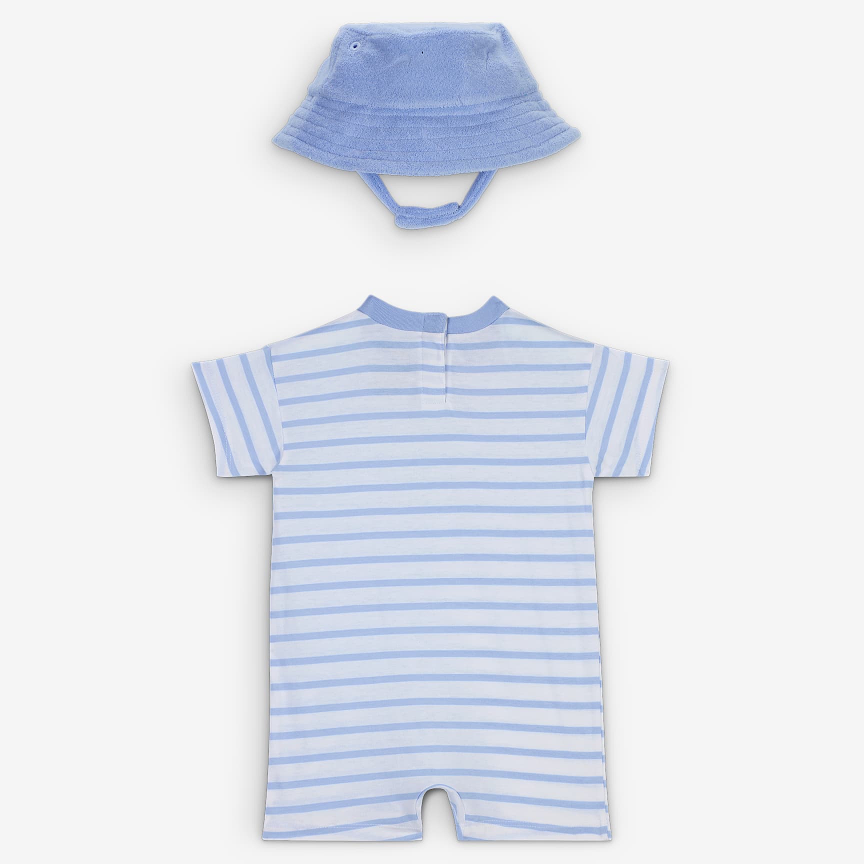 Nike Baby Short Sleeve Romper with Bucket Hat