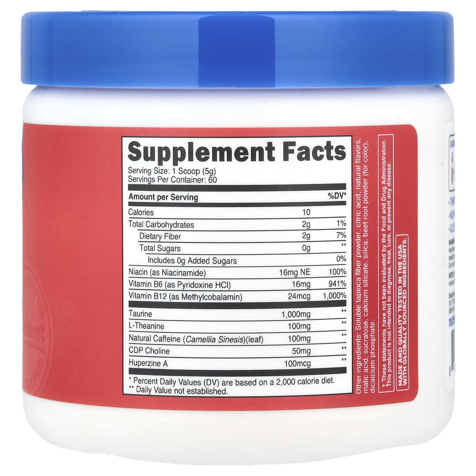 Nutricost, Energy, Clean Energy, порошок, клубника и киви, 300 г (10,7 унции)