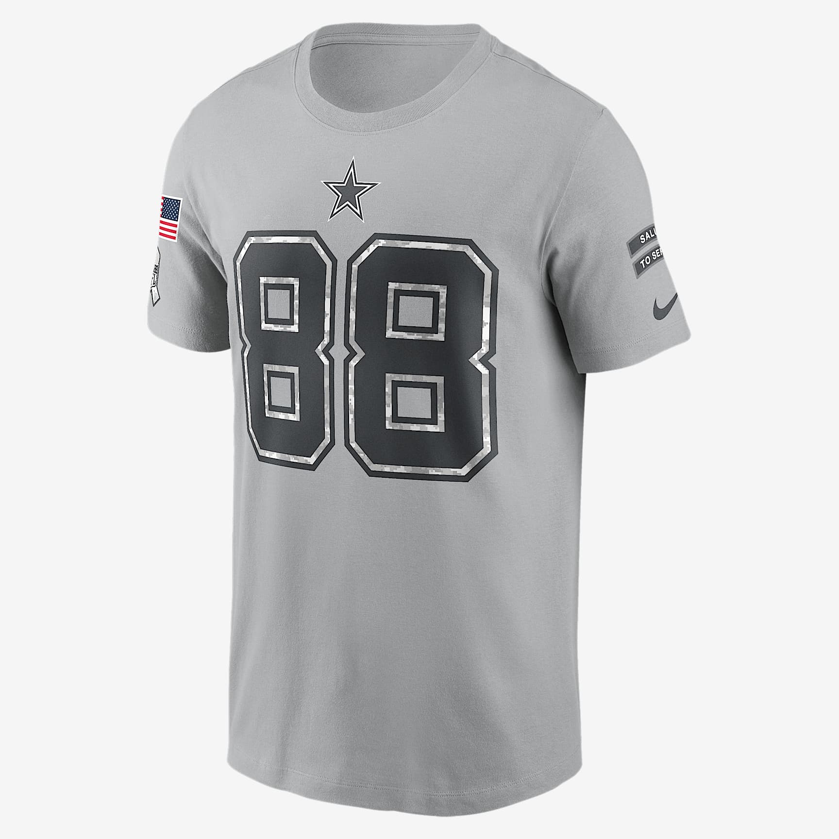 CeeDee Lamb Dallas Cowboys Salute to Service Men's Nike NFL T-Shirt