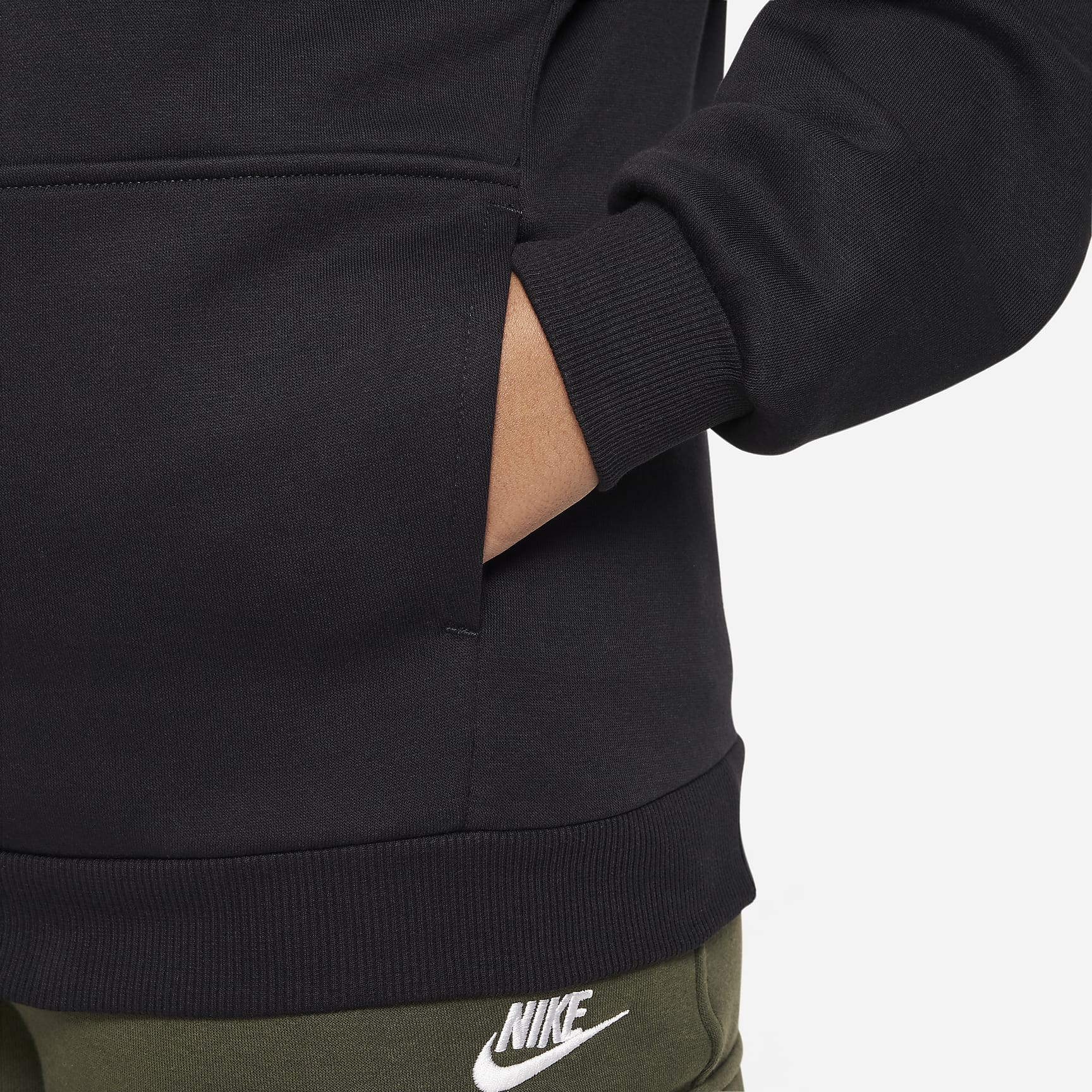 Nike Sportswear Club Fleece Big Kids' Hoodie (Extended Size)