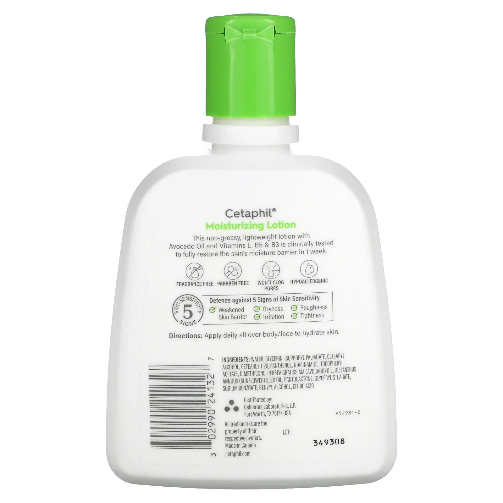 Cetaphil, Увлажняющий лосьон, без отдушек, 237 мл (8 жидк. Унций)