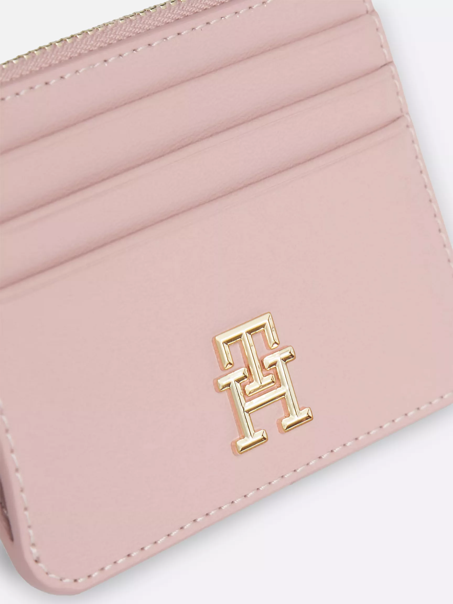 Женский кошелек Tommy Hilfiger, Картхолдер с молнией и монограммным узором