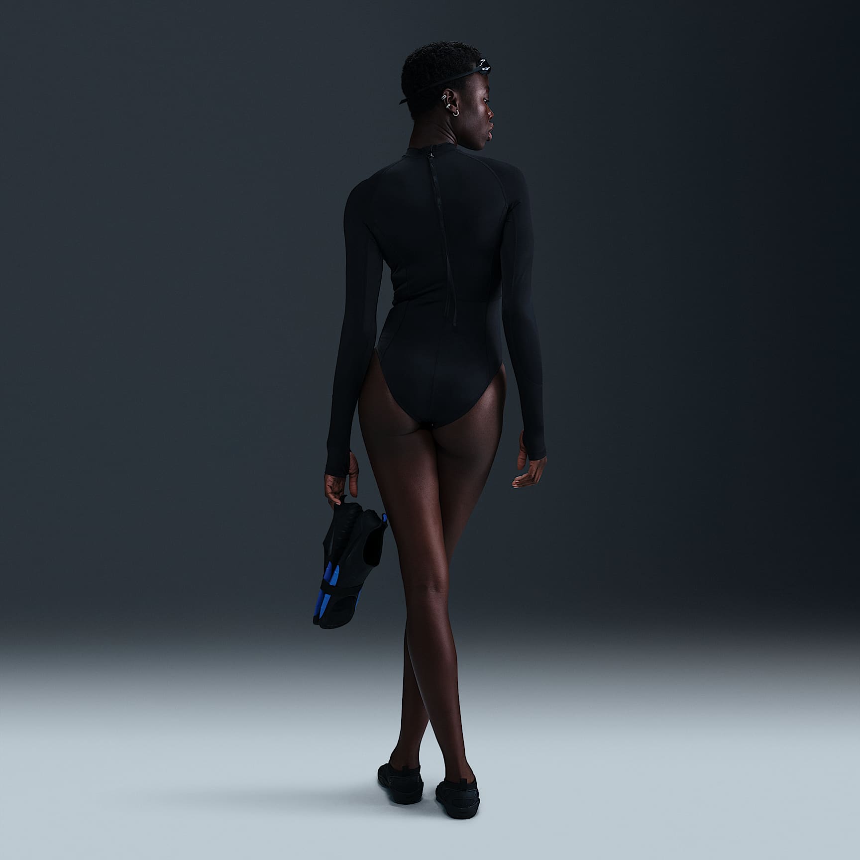 Nike Swim Fusion Women's HydraLock Long-Sleeve One-Piece (CB)
