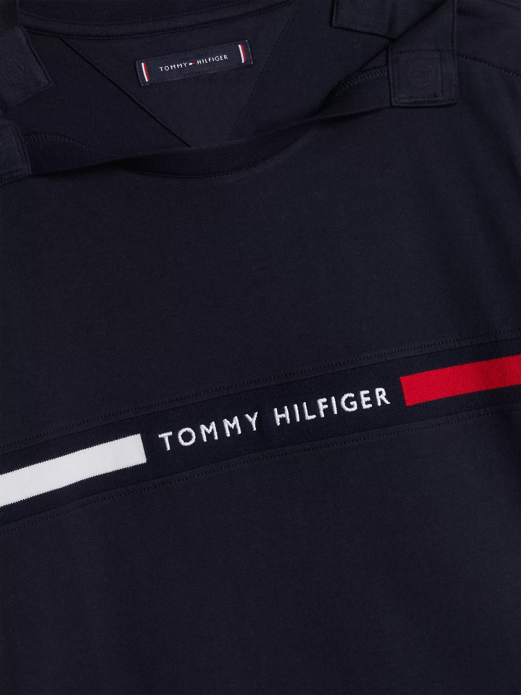 Мужская футболка Tommy Hilfiger, Полосатая футболка с логотипом