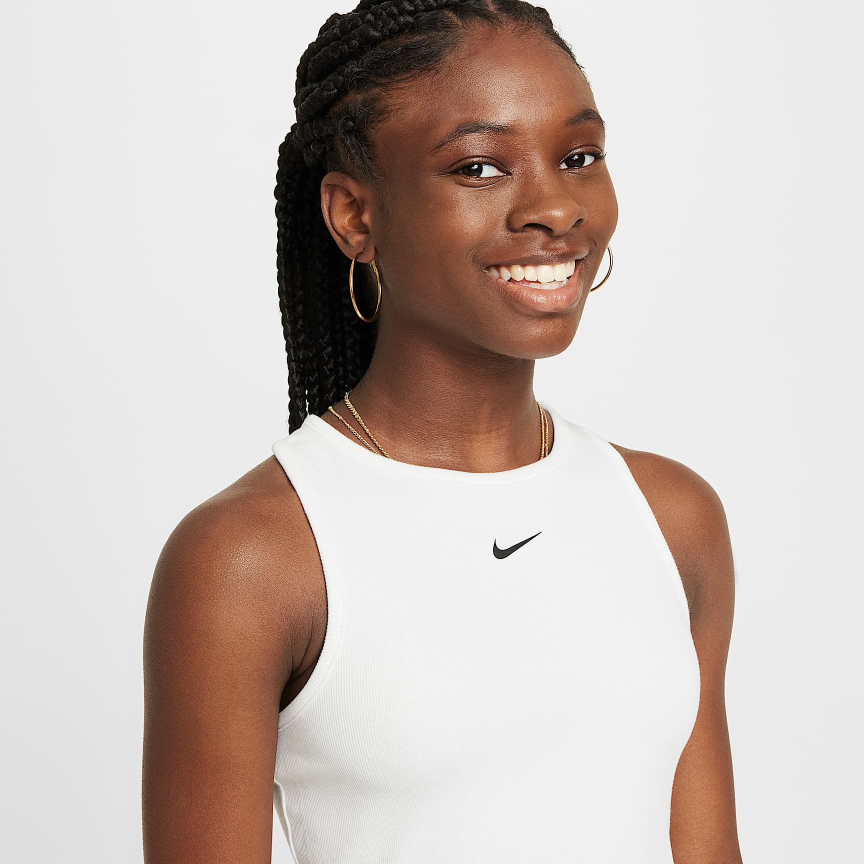 Nike Sportswear Girls' Ribbed Tank Top