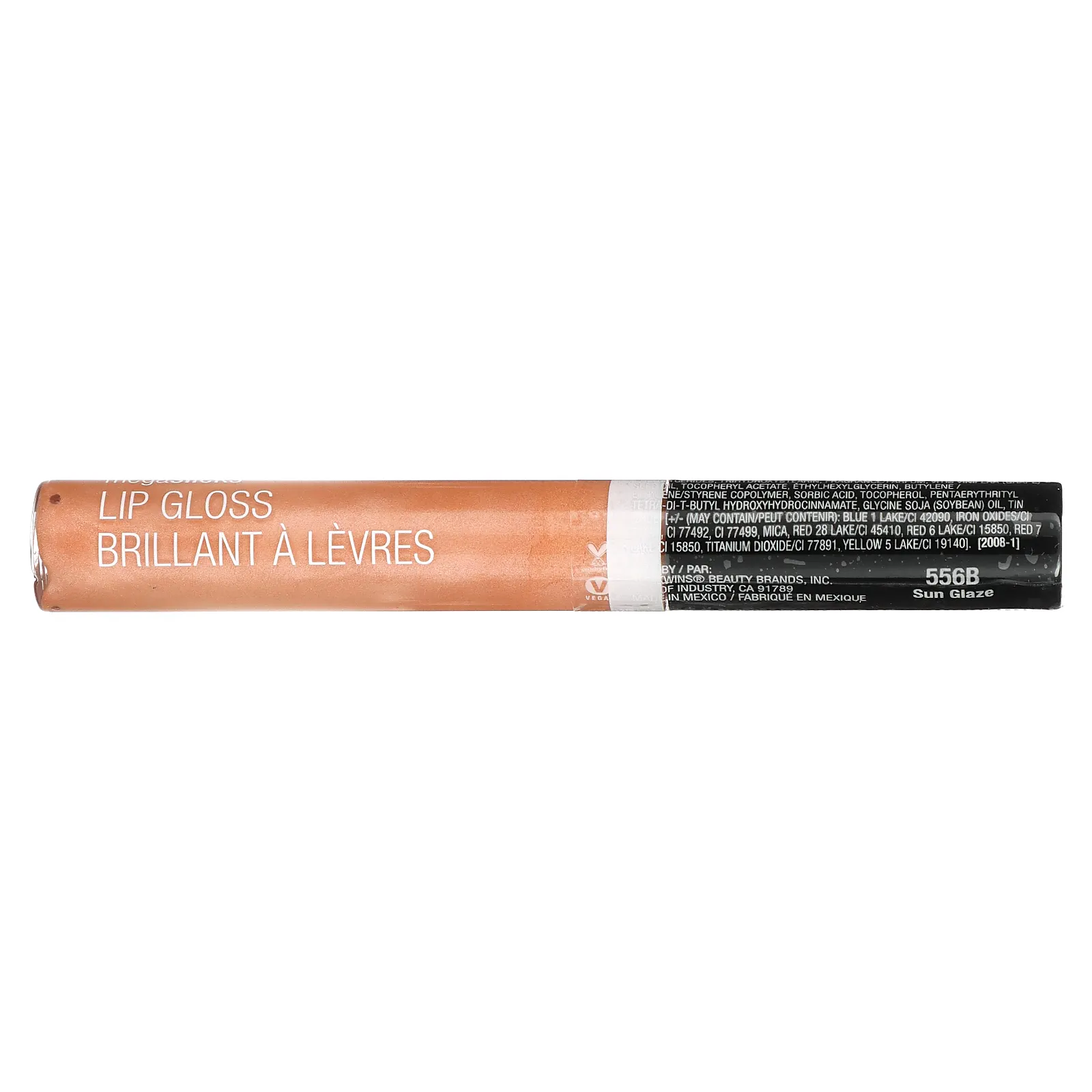 wet n wild, Megasicks, блеск для губ, оттенок 556B Sun Glaze, 2,2 мл (0,07 жидк. унции)