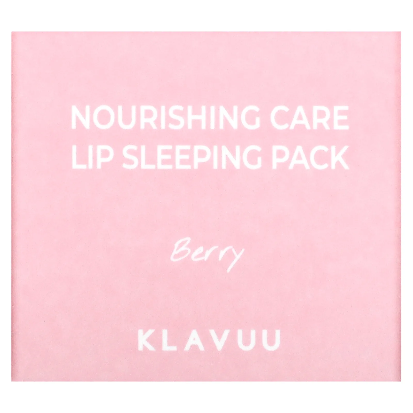 KLAVUU, Nourishing Care, ночная маска для губ, ягодная, 20 г (0,70 унции)