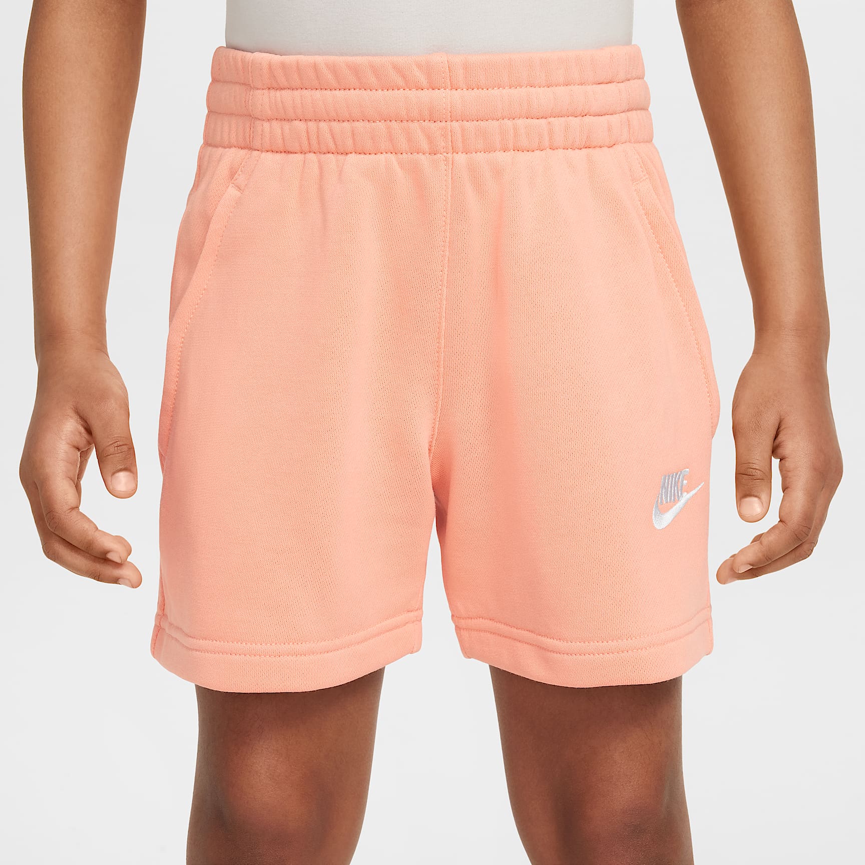 Nike Sportswear Club Fleece Big Kids' (Girls') 5" French Terry Shorts