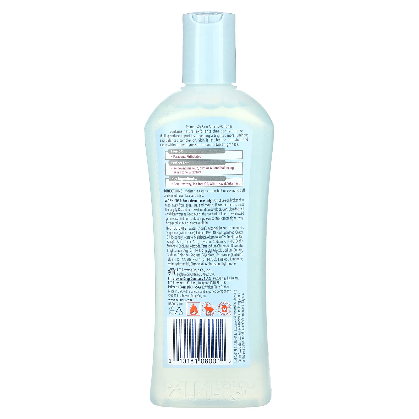 Palmer's, Skin Success with Vitamin E, тоник для лица, 250 мл (8,5 жидк. Унции)