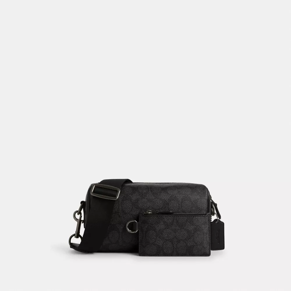 Сумка COACH Axel Crossbody Bag In Signature Canvas