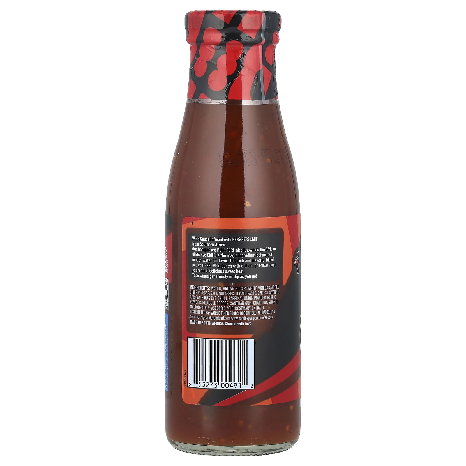 NANDO'S, Соус Peri-Wing, сладкий и копченый, 340 г (12 унций)
