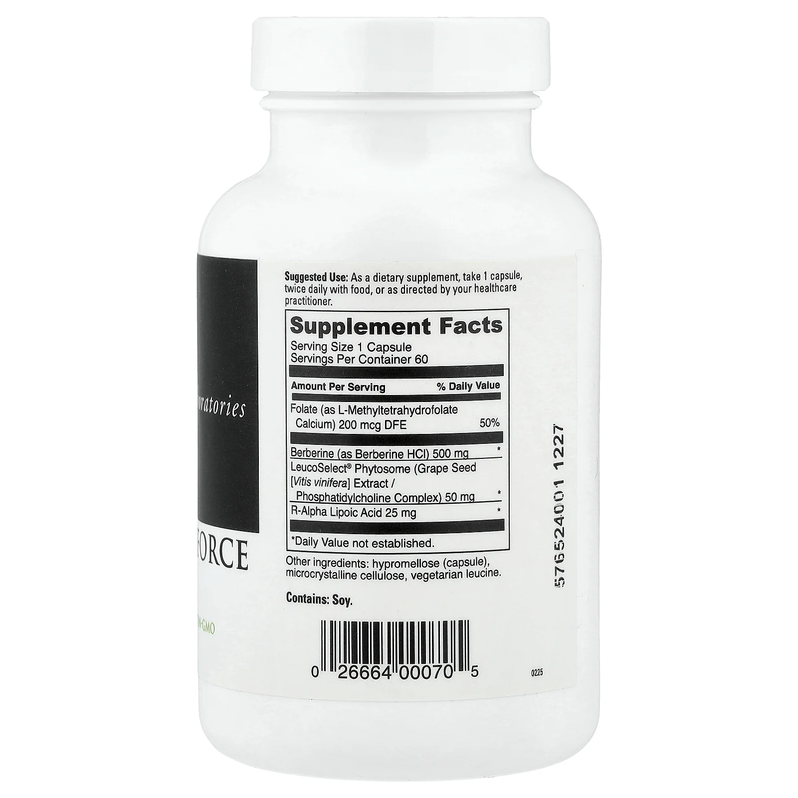 DaVinci Laboratories, Berberine Force`` 60 капсул