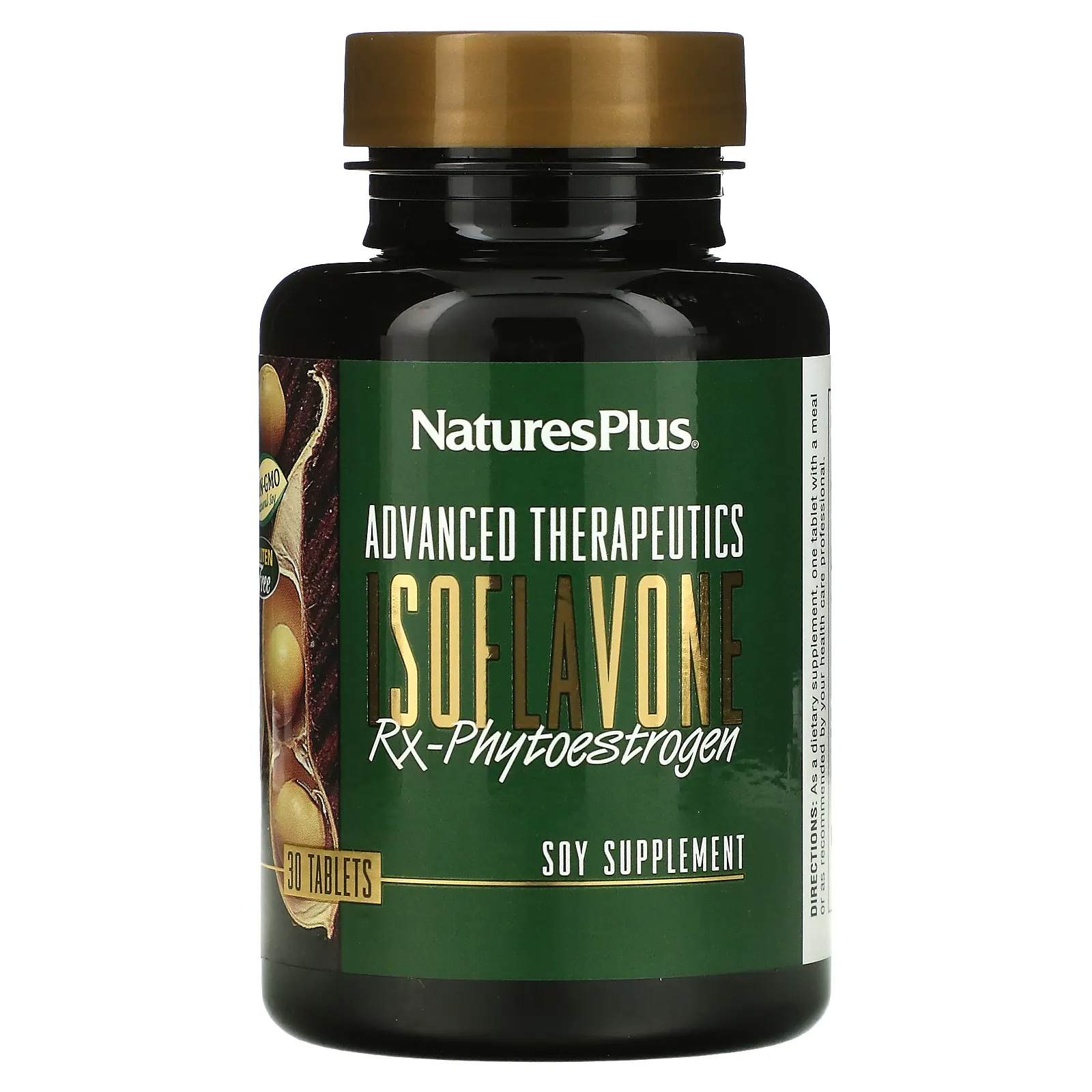 NaturesPlus, Advanced Therapeutics, Isoflavone Rx-Phytoestrogen, озофлавоны сои, 30 таблеток
