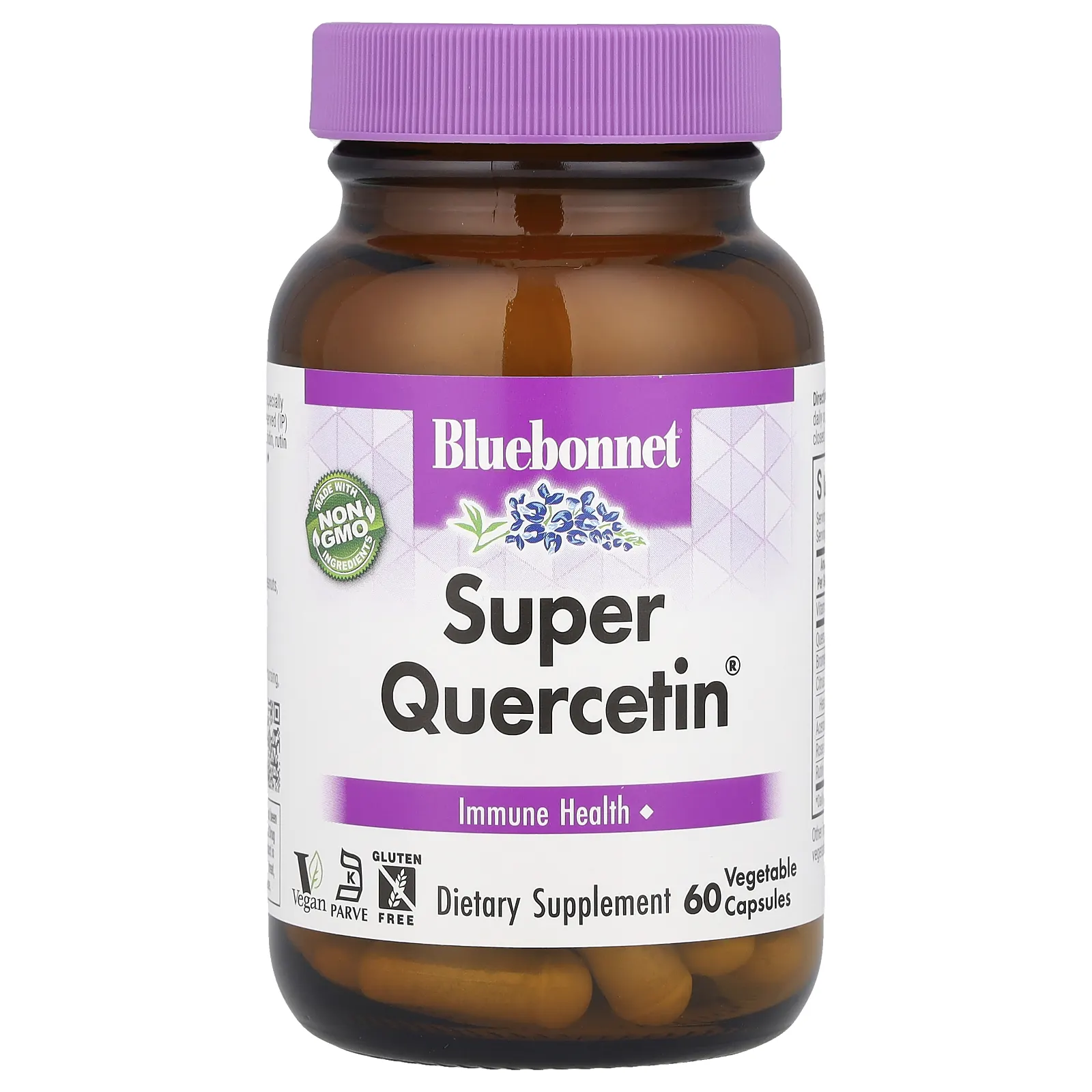 Bluebonnet Nutrition, Super Quercetin, 60 растительных капсул