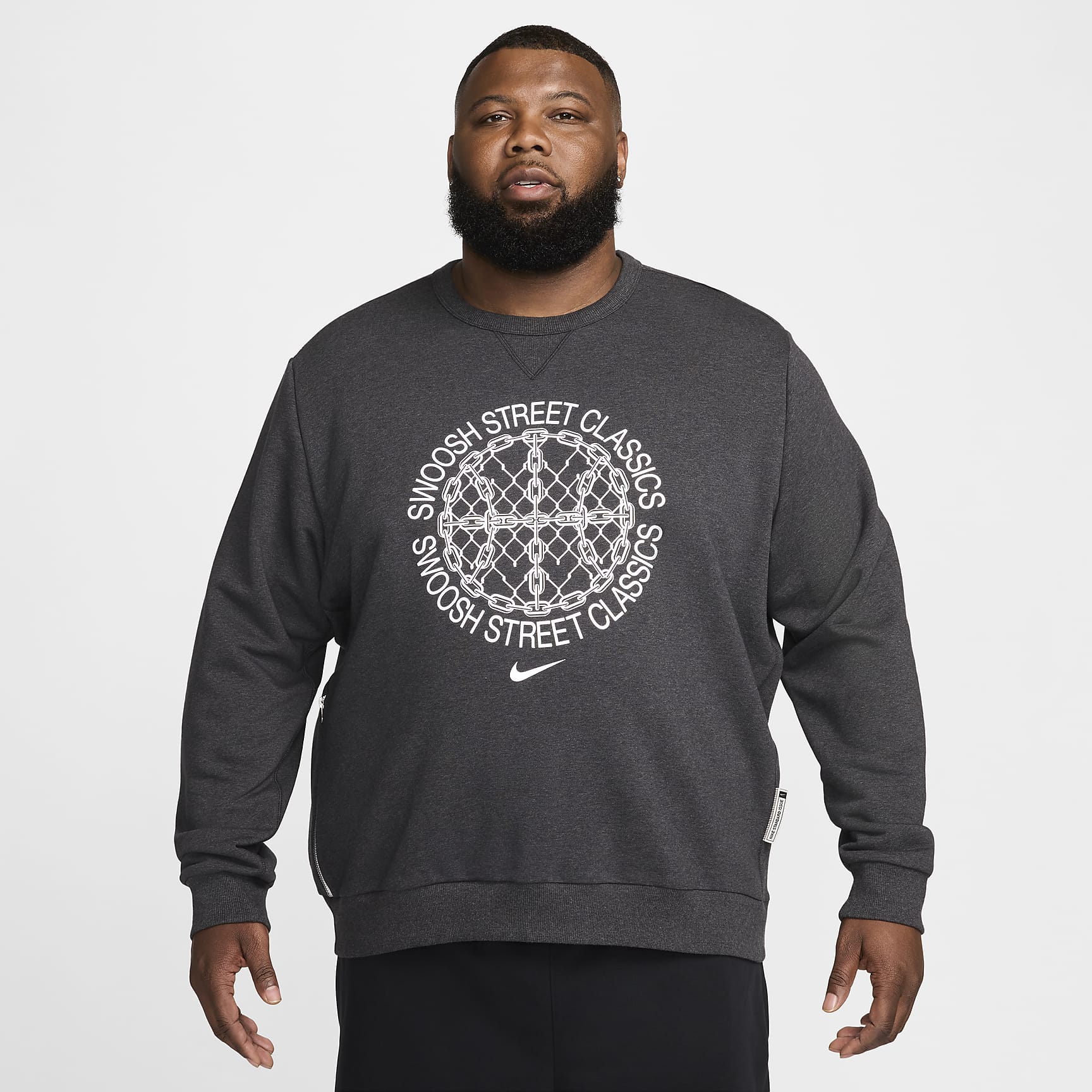 Nike Standard Issue Men's Dri-FIT Basketball Crew-Neck Sweatshirt