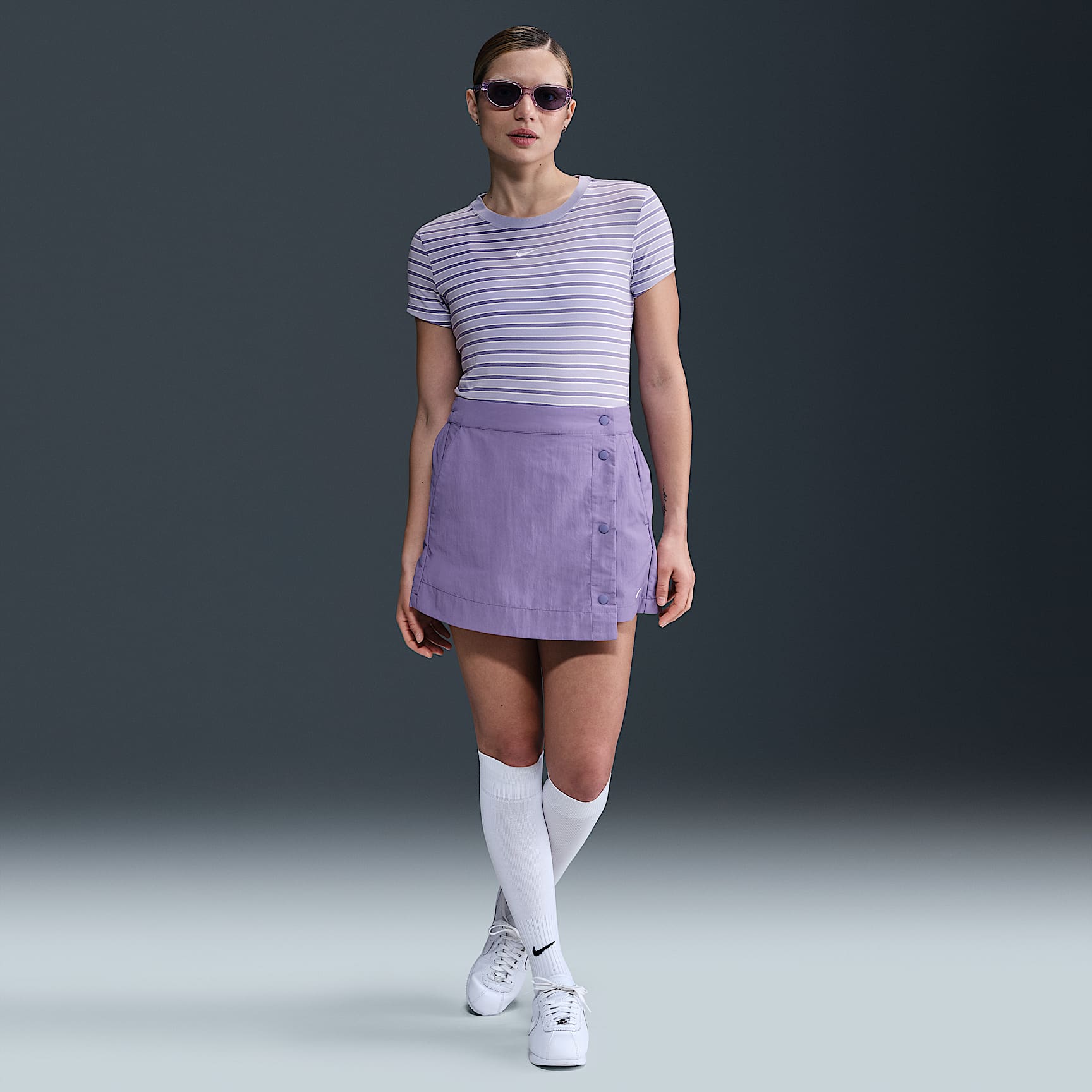 Nike Sportswear Chill Knit Women's Slim Striped T-Shirt