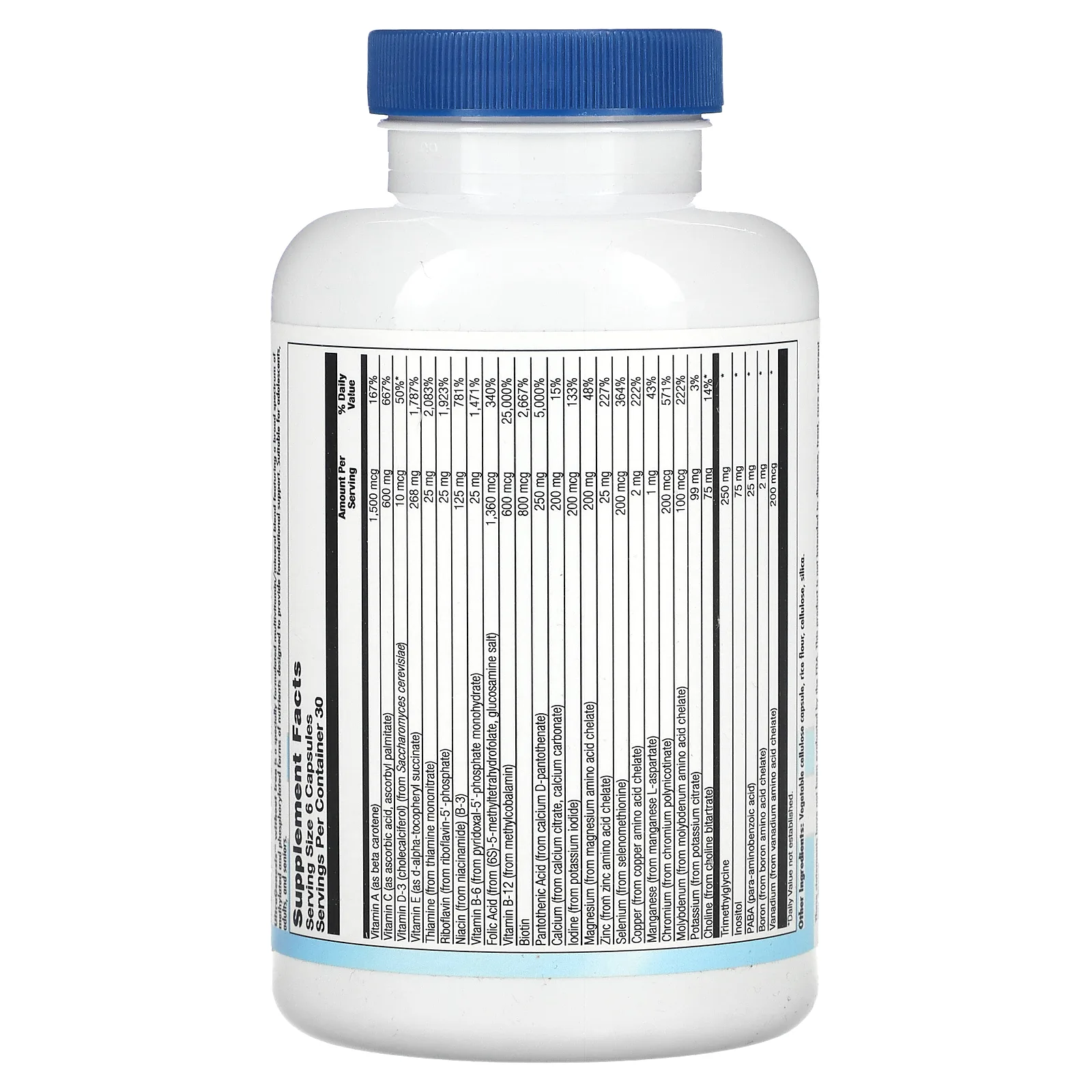 Nutra BioGenesis, UltraGenesis, без железа, 180 капсул