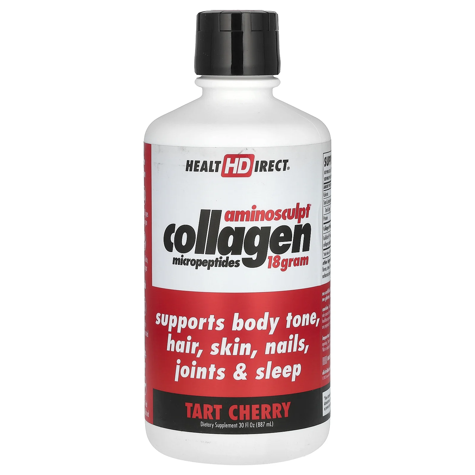 Health Direct, AminoSculpt, коллаген, вишня, 887 мл (30 жидк. унций)
