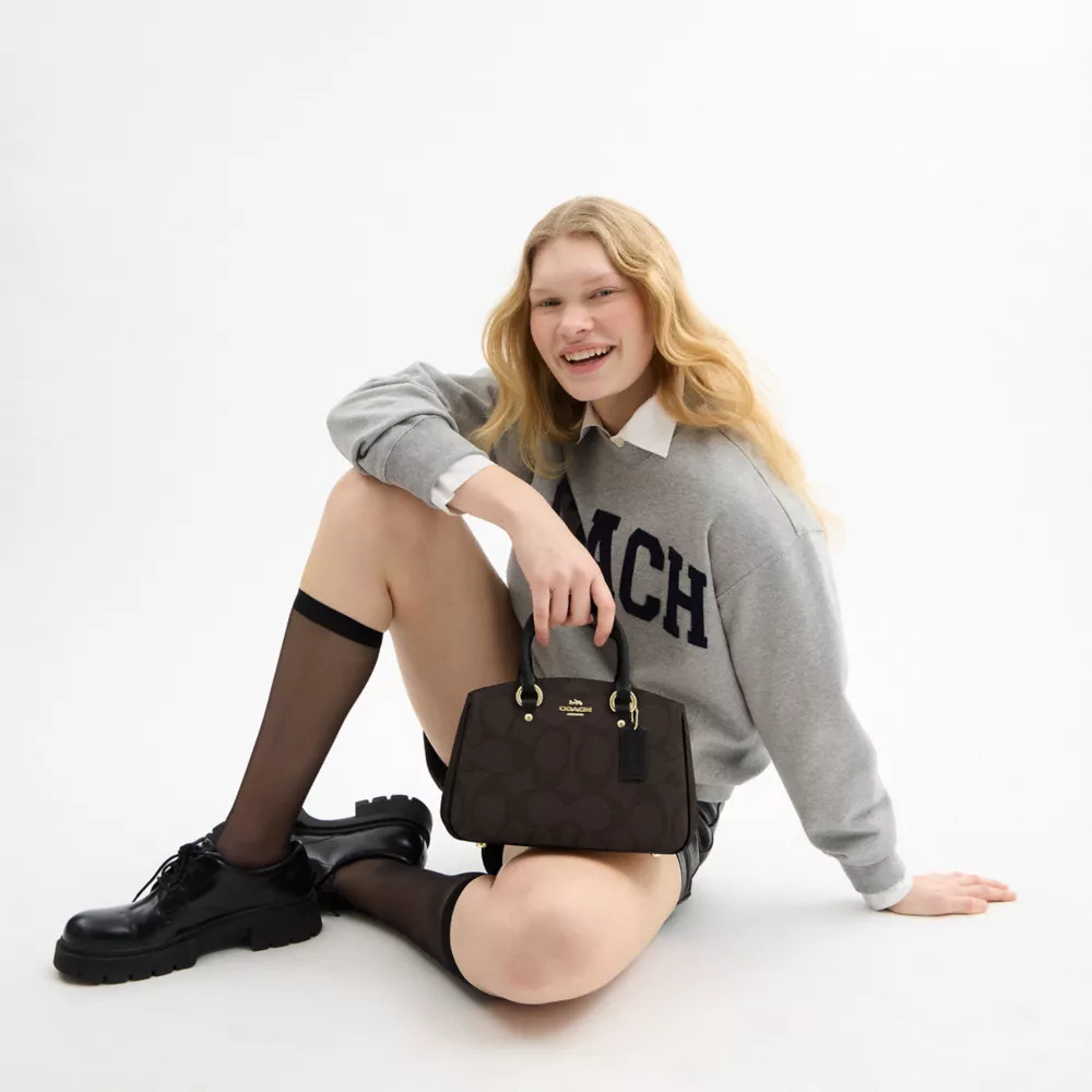 Сумка COACH Savannah Small Carryall Bag In Signature Canvas