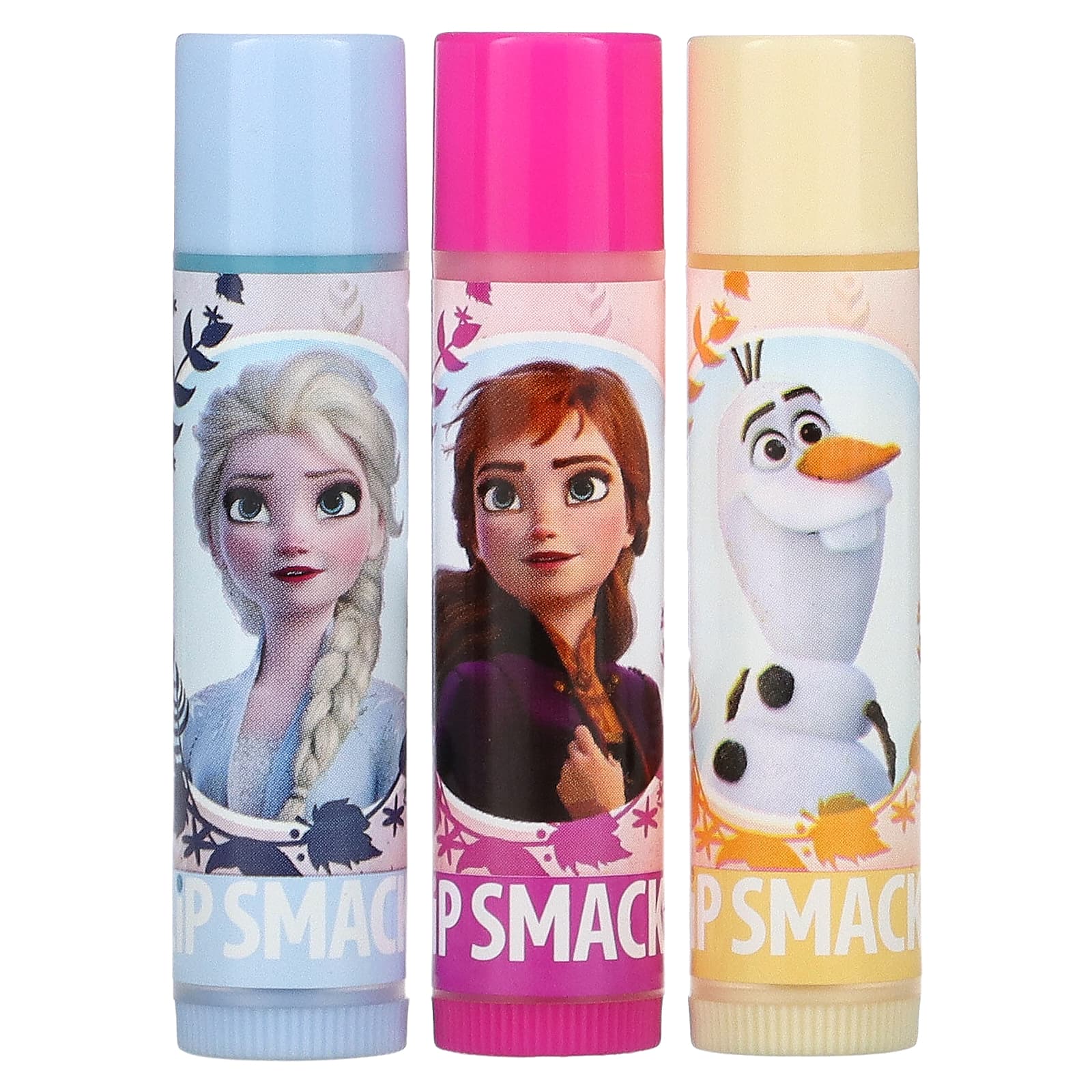 Lip Smacker, Frozen II, бальзам для губ, набор из трио, 3 шт. в упаковке, 4 г (0,14 унции)