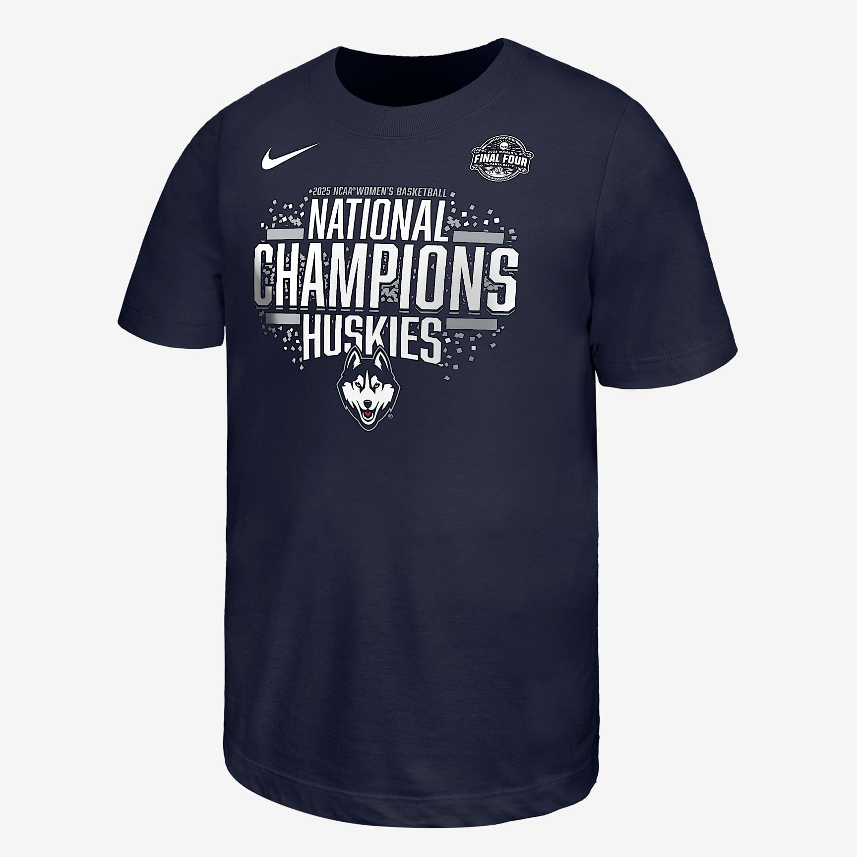UConn (Women's Team) Big Kids' Nike College National Champs T-Shirt