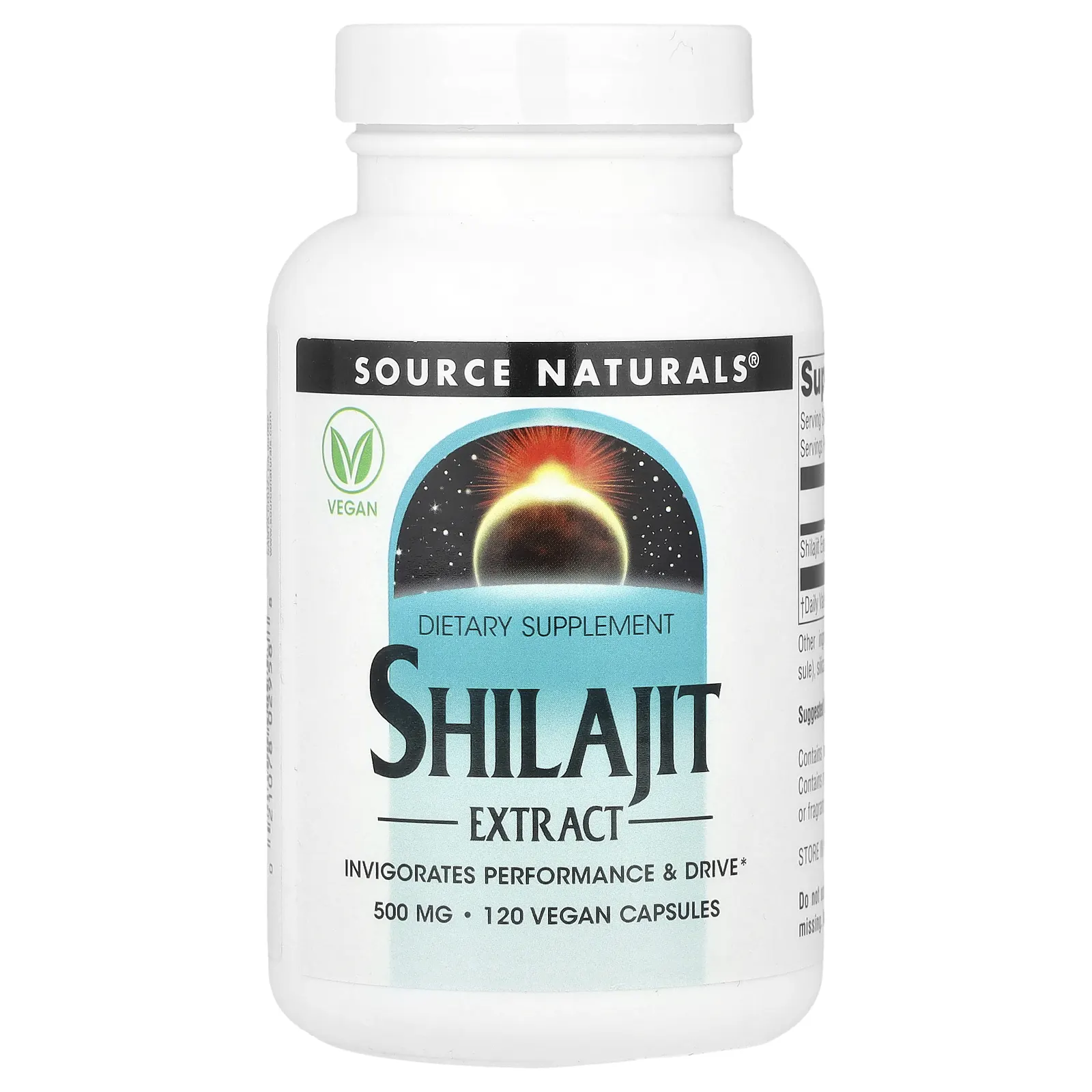 Source Naturals, экстракт мумиё, 500 мг, 120 веганских капсул