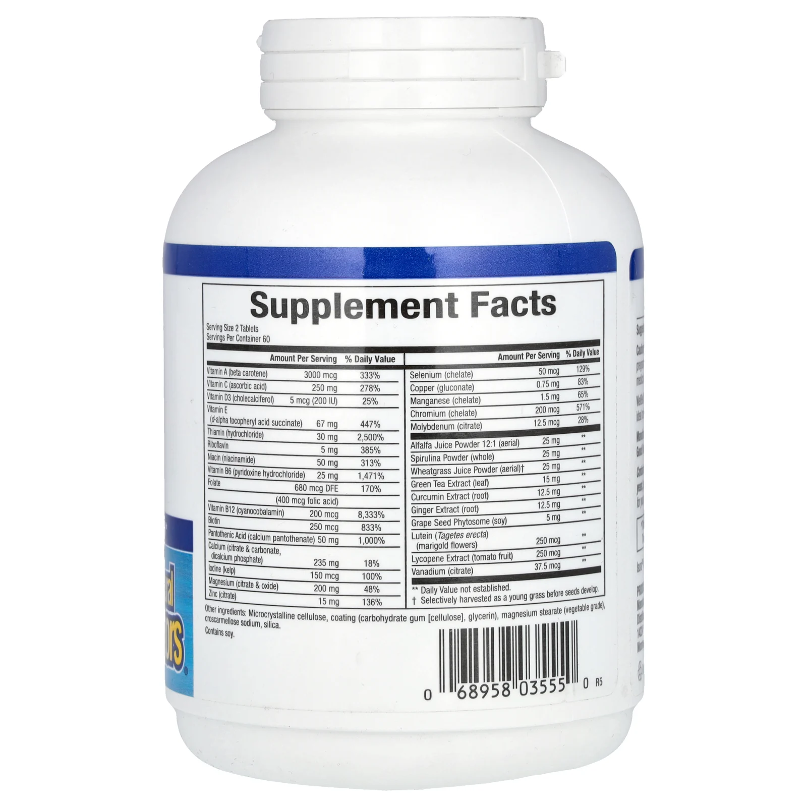 Natural Factors, WellBetX Complete Multi, 120 таблеток