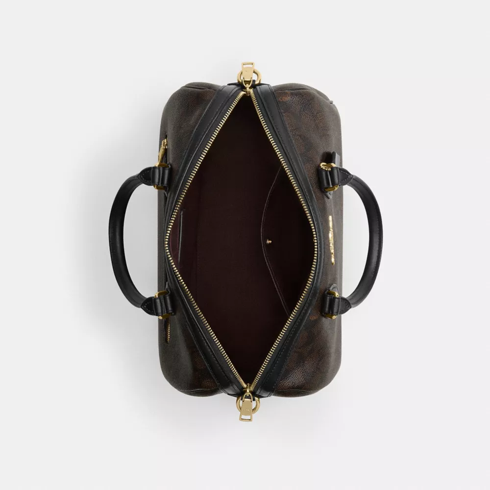 Сумка COACH Rowan Large Satchel Bag In Signature Canvas