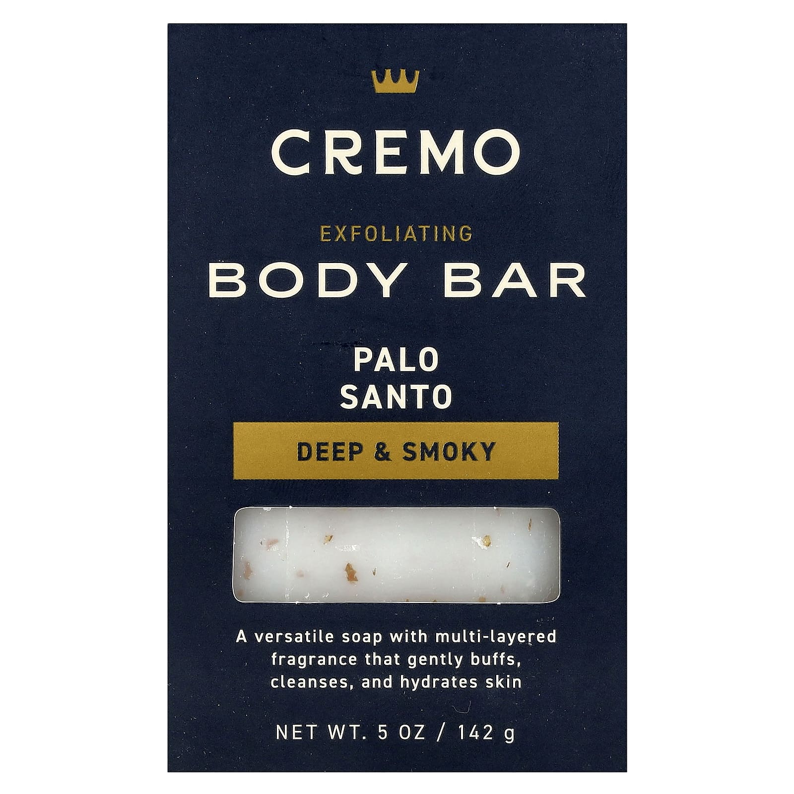 Cremo, Отшелушивающее мыло для тела, пало санто, 142 г (5 унций)