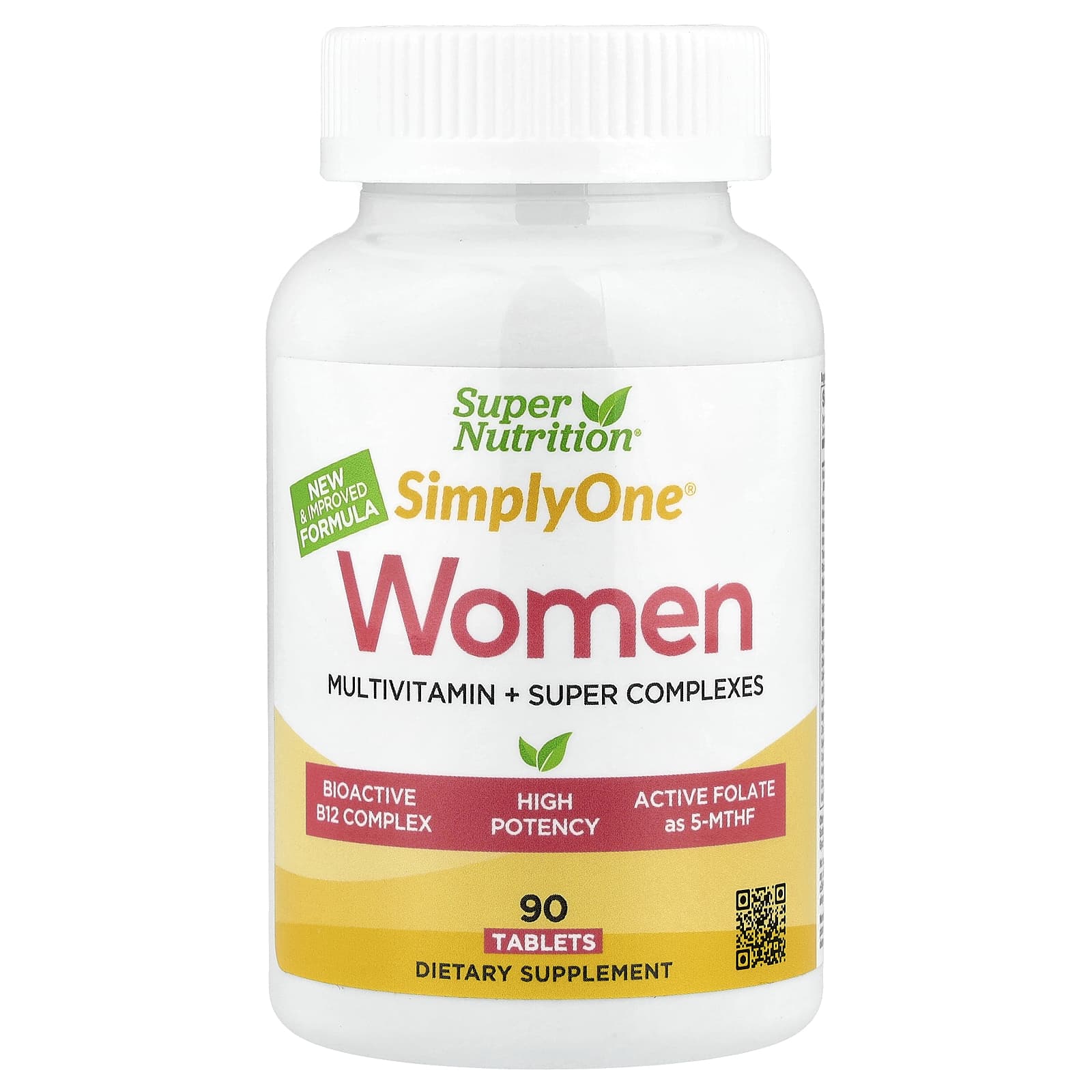 Super Nutrition, SimplyOne®, мультивитамины и суперкомплексы для женщин, 90 таблеток