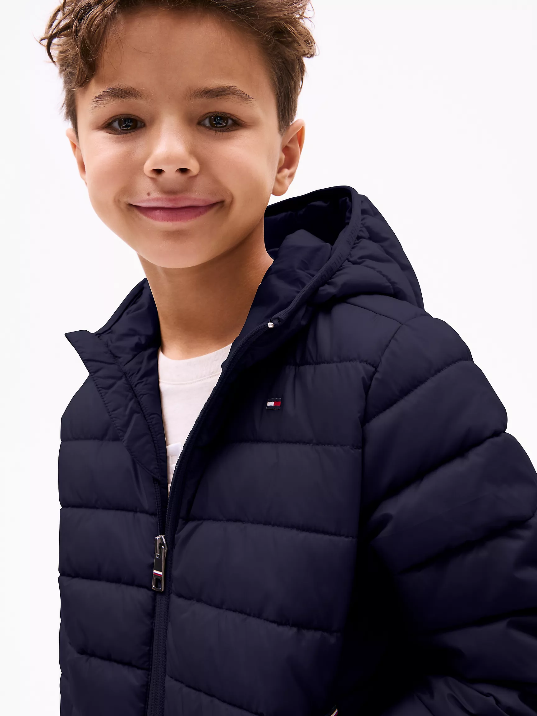 Куртка для мальчика Tommy Hilfiger, Детская водоотталкивающая складная куртка