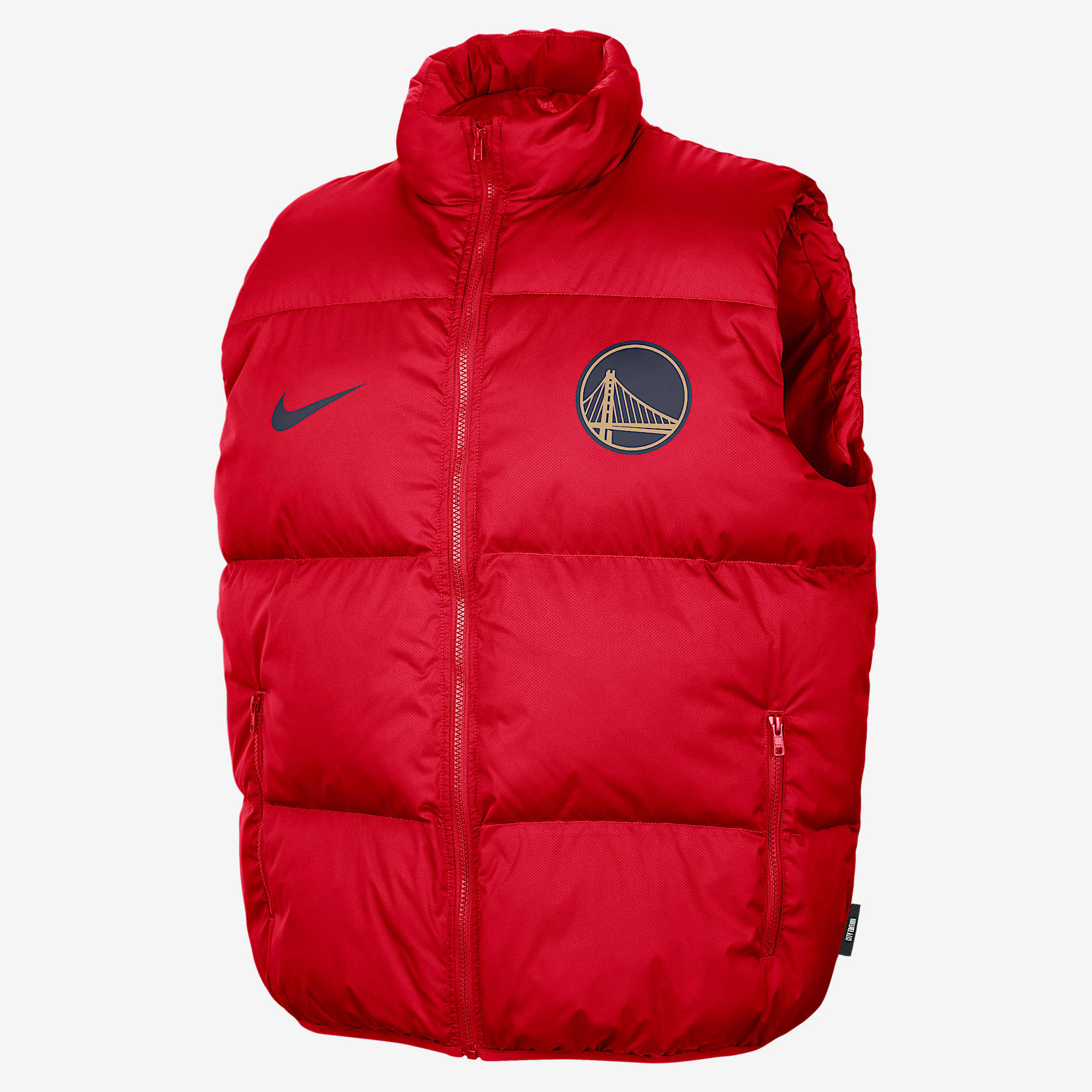 Golden State Warriors City Edition Men's Nike NBA Puffer Vest