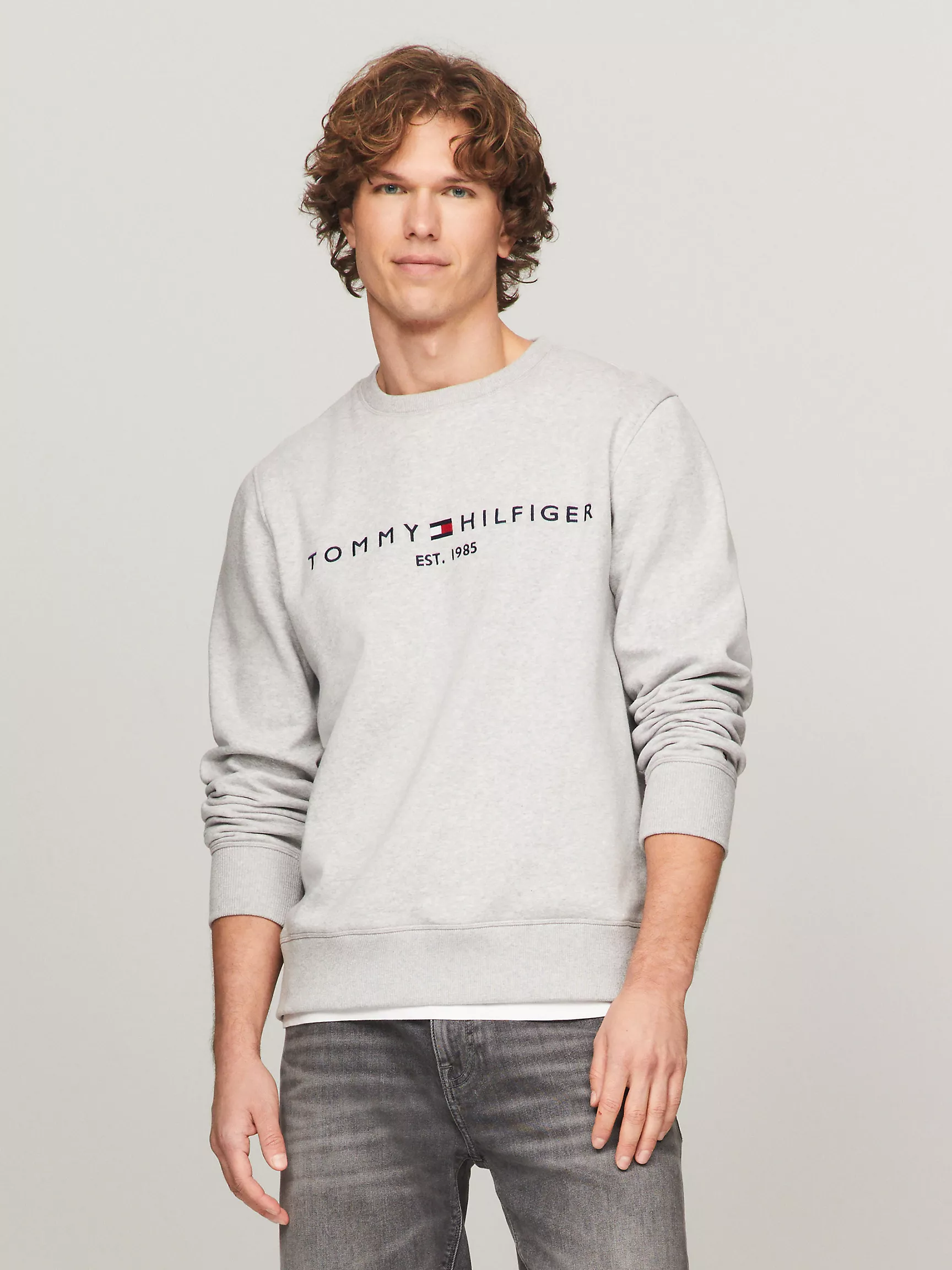 Мужская толстовка Tommy Hilfiger, Свитшот с логотипом Tommy